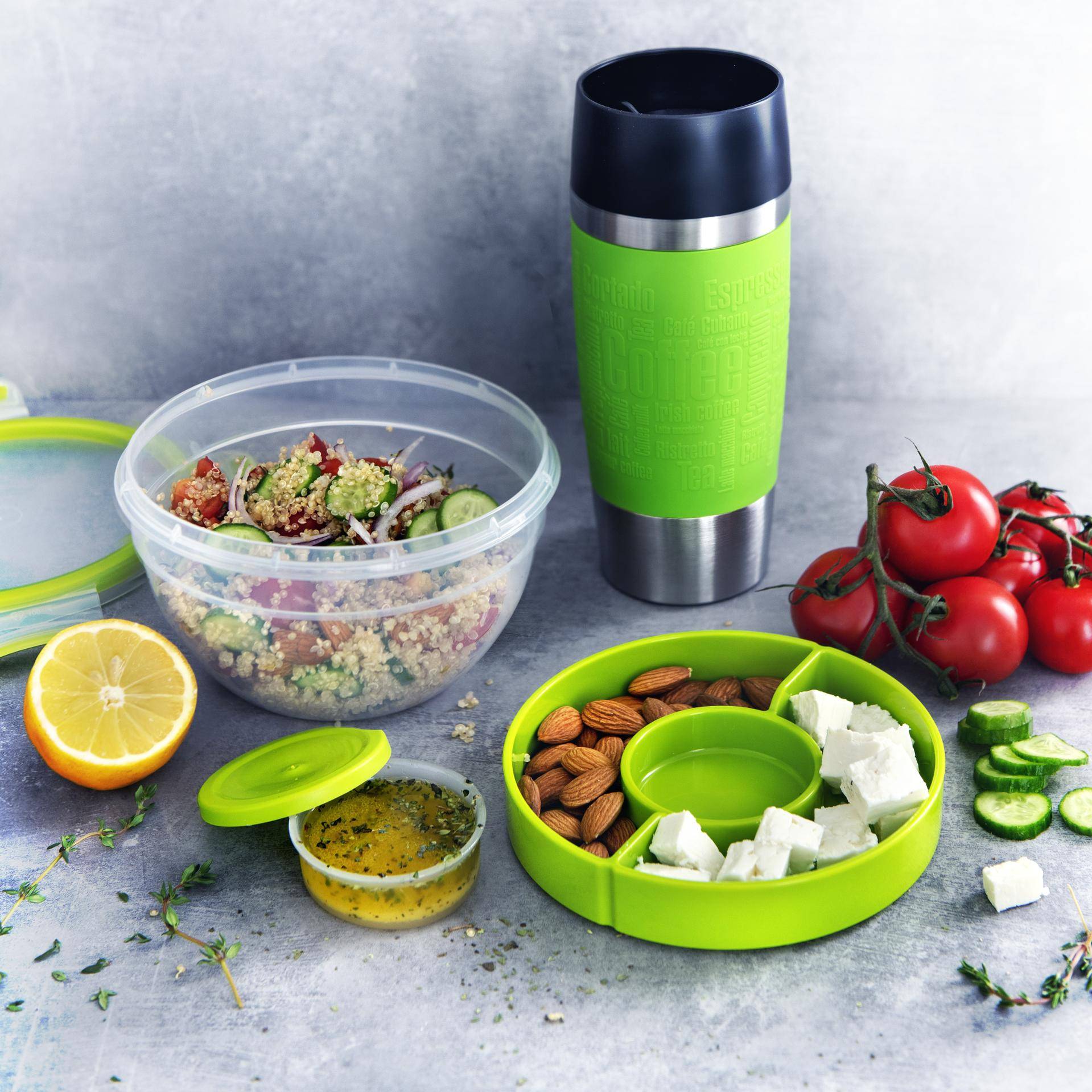 Griekse quinoasalade met amandelen - Recepten undefined | Tefal