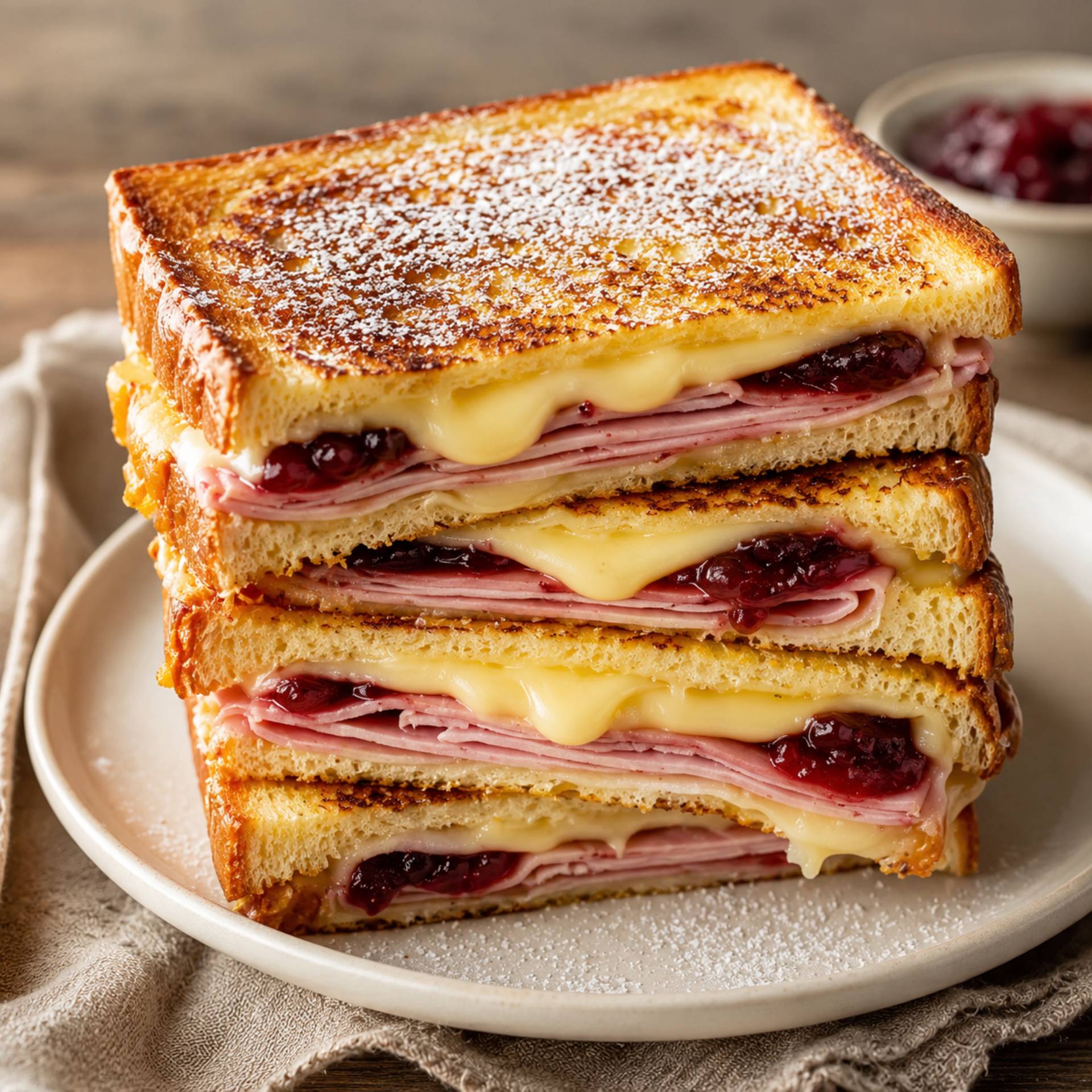 Monte Cristo sandwich - Recepten Crisp&Go 3P | Tefal