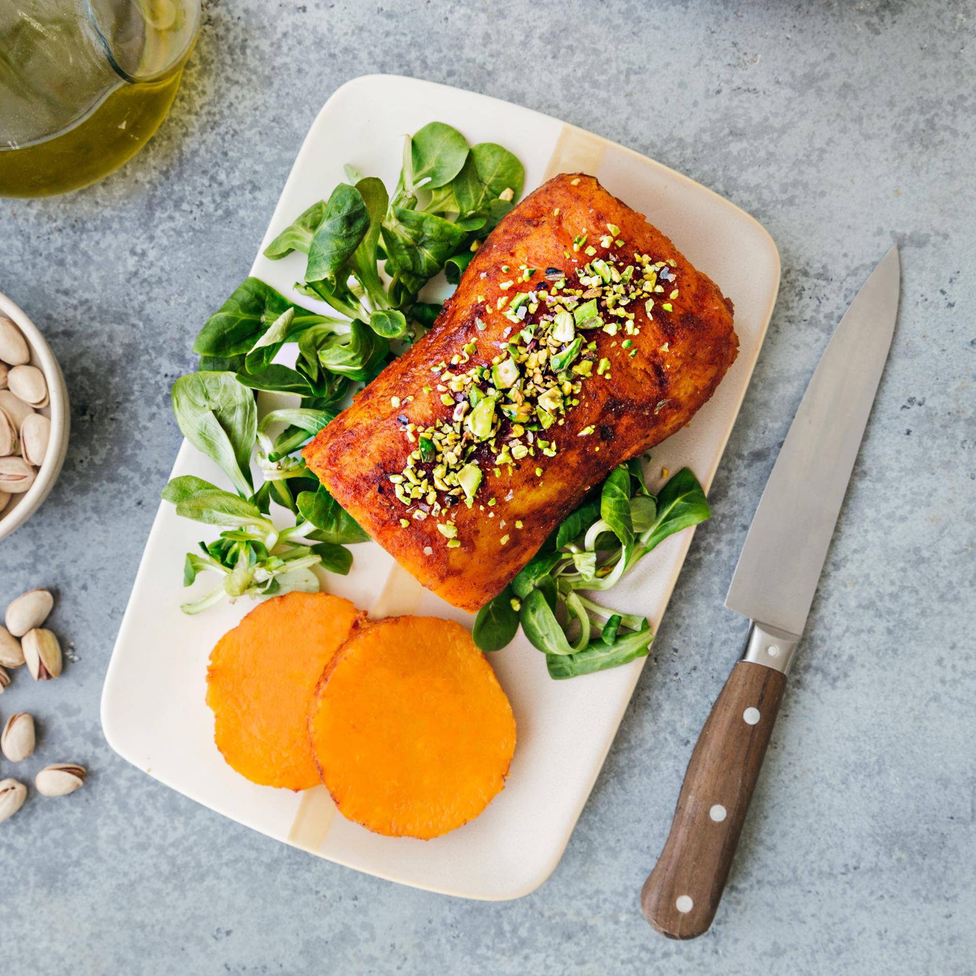 Geroosterde flespompoen - Recepten Easy Fry Mega | Tefal