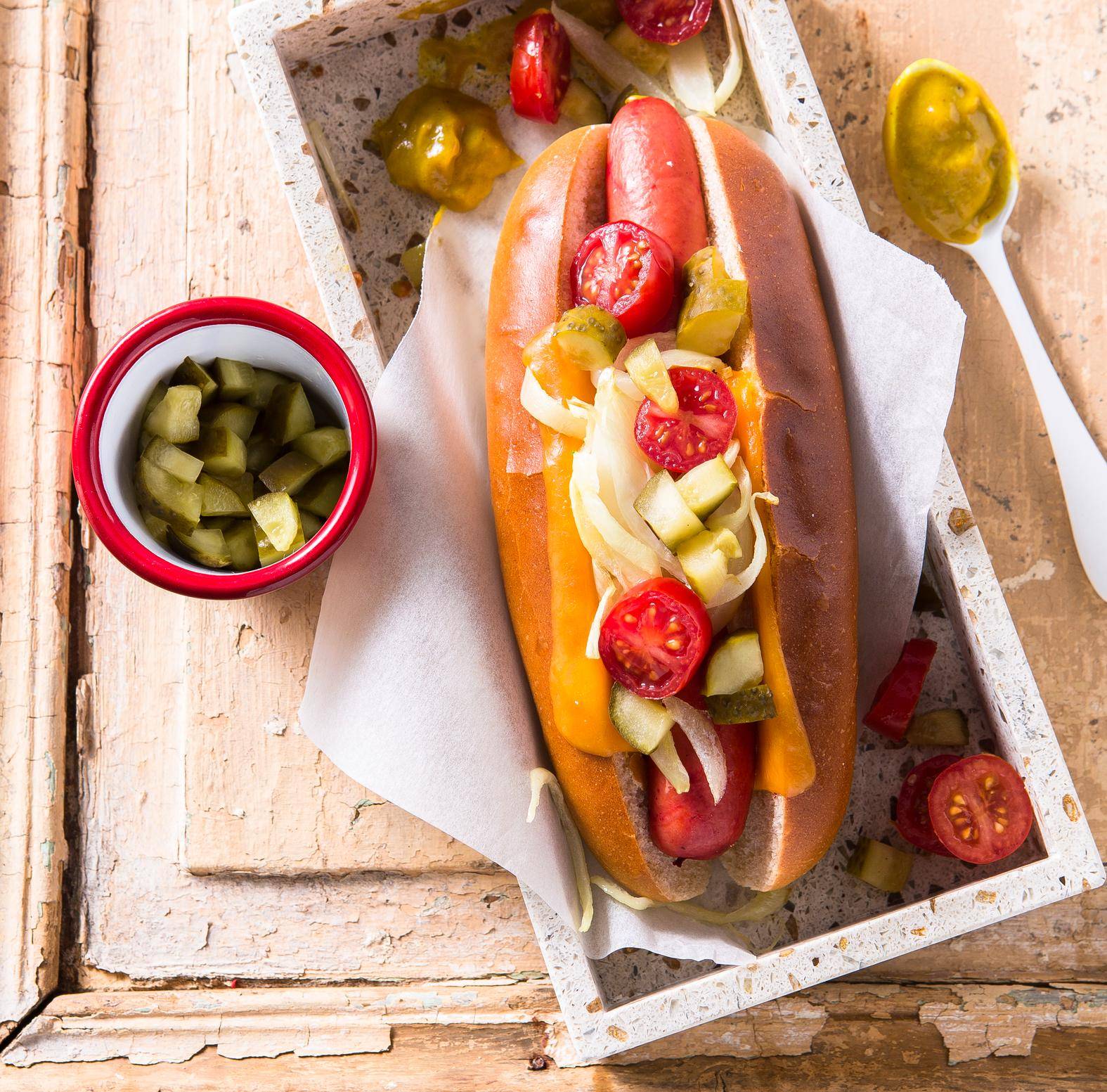New Yorkse hotdogs - Recepten EASY FRY GRILL & STEAM 3 in 1 | Tefal
