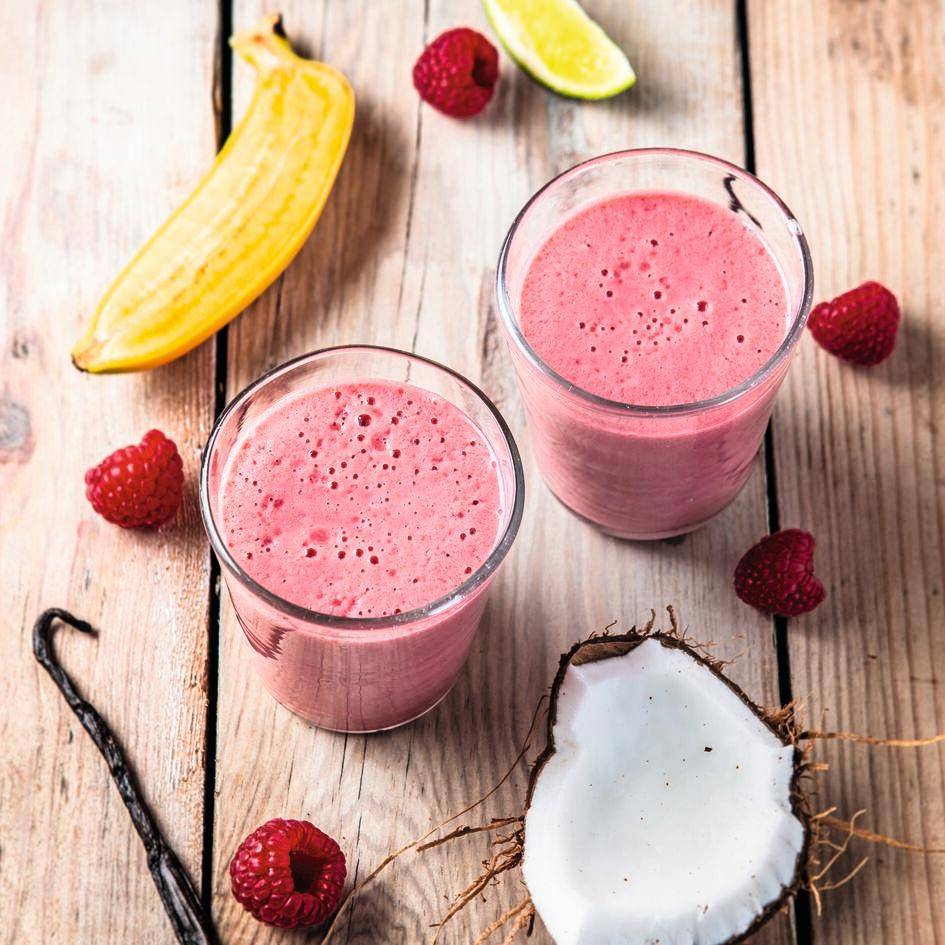 Smoothie van framboos, kokosnoot en vanille - Recepten Perfectmix + | Tefal