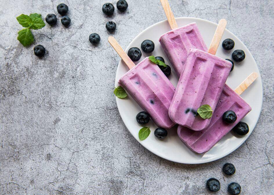 Yoghurtijs met bosbessen - Recepten Perfectmix + | Tefal
