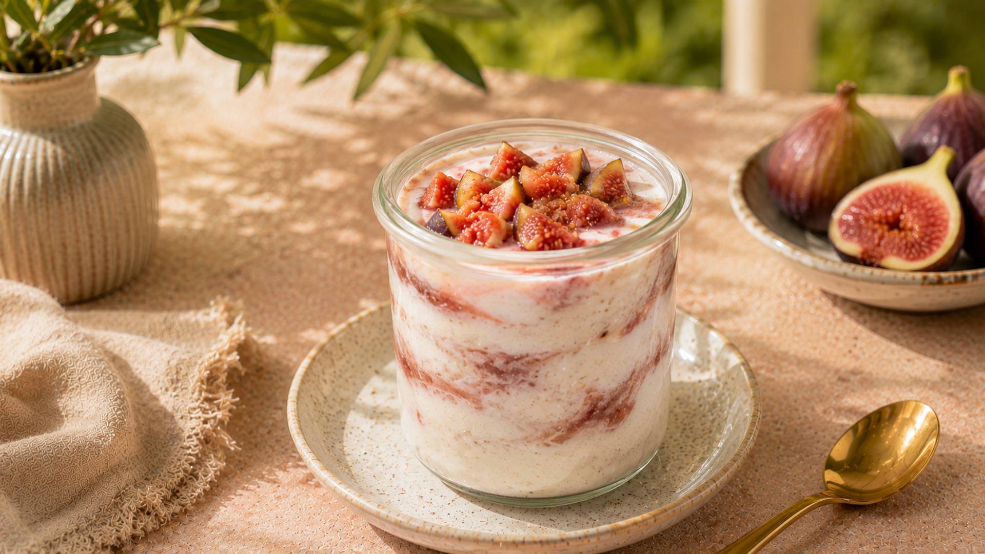 Frozen yoghurt met vijgen - Recepten Freezi | Tefal