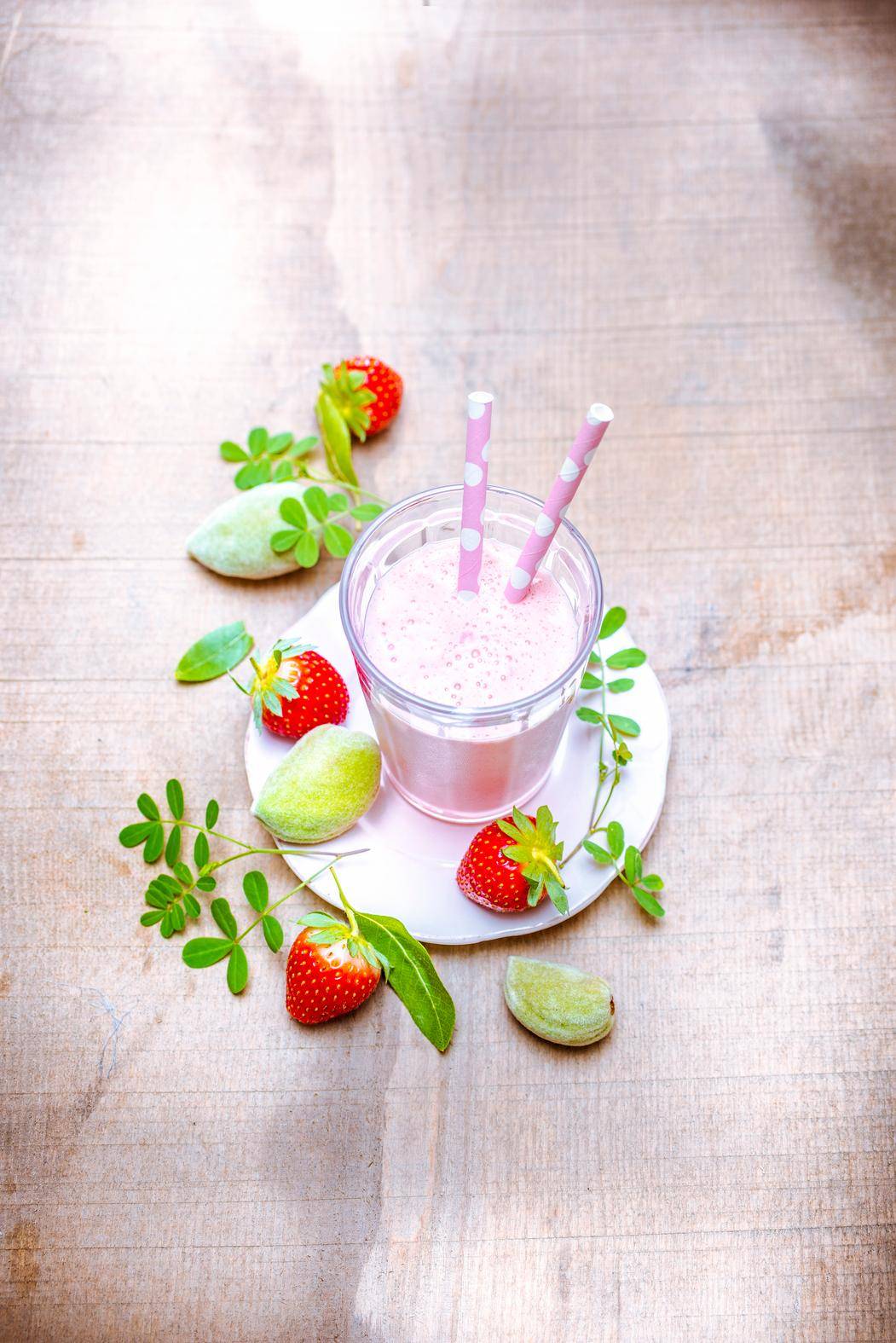 Mellow strawberry milkshake - Recepten Blend up | Tefal