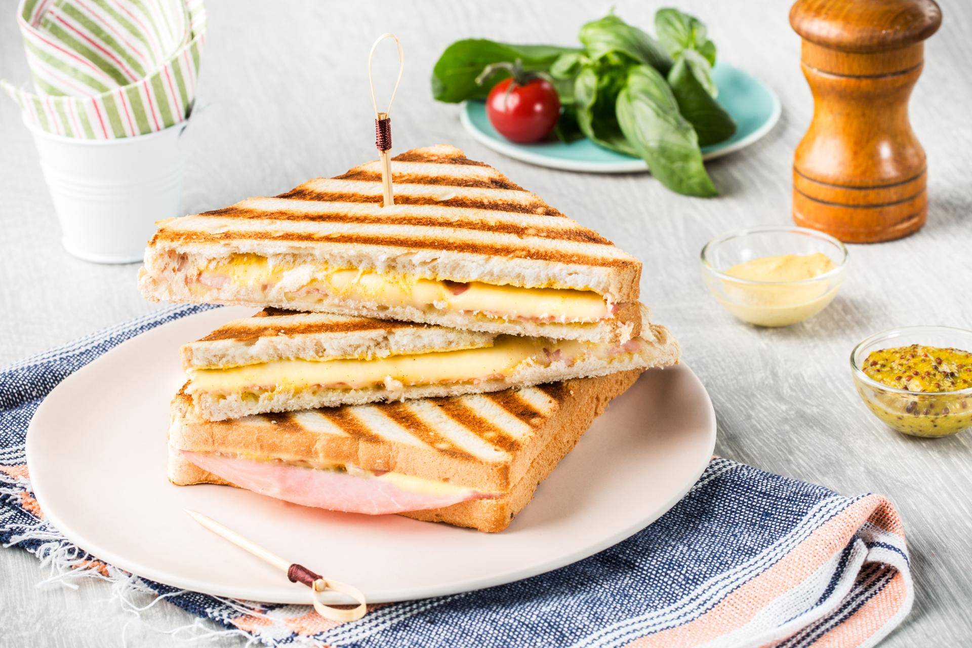 Ham- en kaassandwich - Recepten OptiGrill + | Tefal