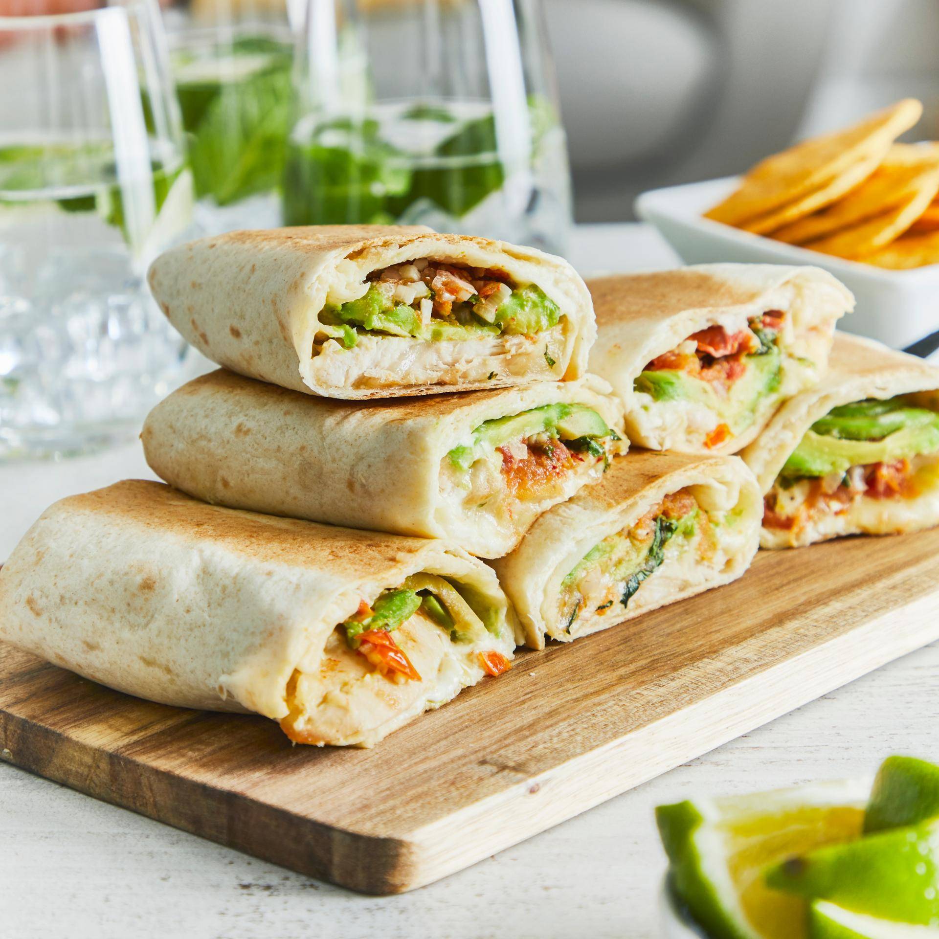 Burrito's met kip - Recepten Easy Fry XL Surface | Tefal