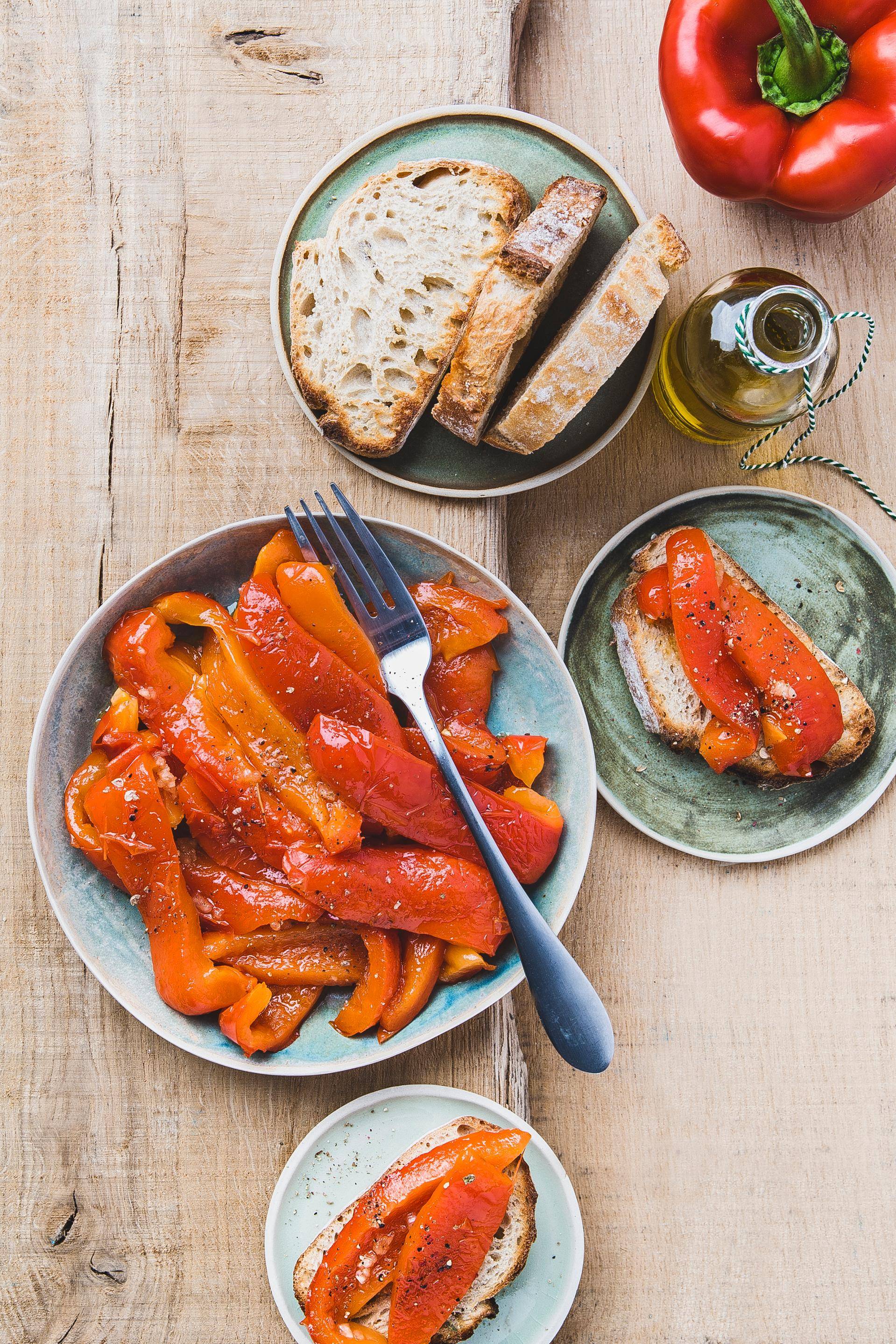 Italiaans gegrilde paprika - Recepten EASY FRY & GRILL 2 in 1 DIGITAL | Tefal