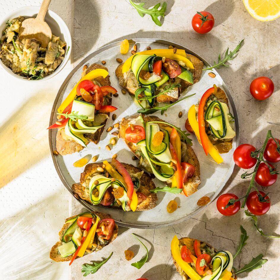 Groententartines met aubergine - Recepten Easy Fry Compact | Tefal