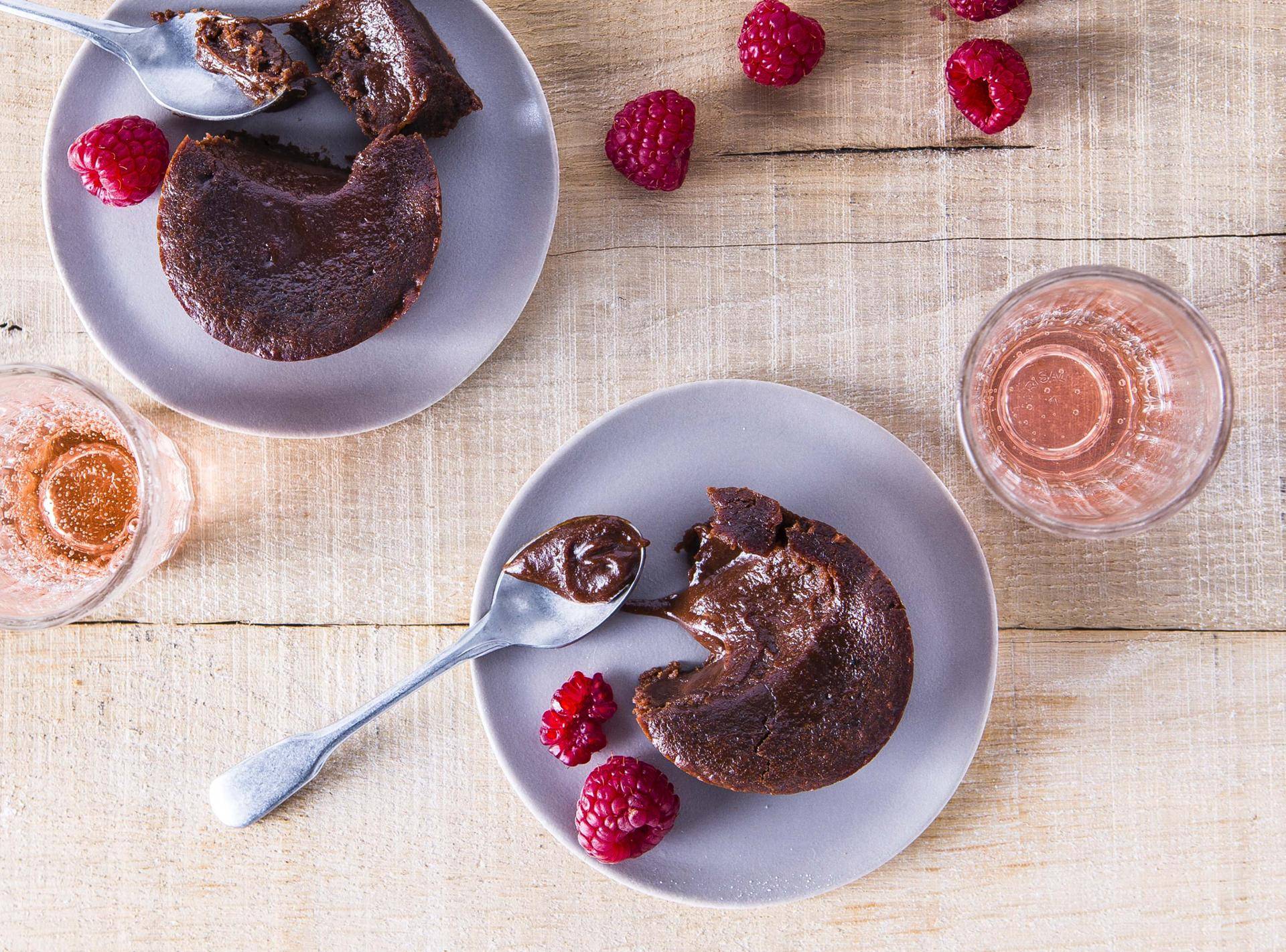 Vegan en glutenvrije vloeibare chocoladecakejes - Recepten Cake Factory | Tefal