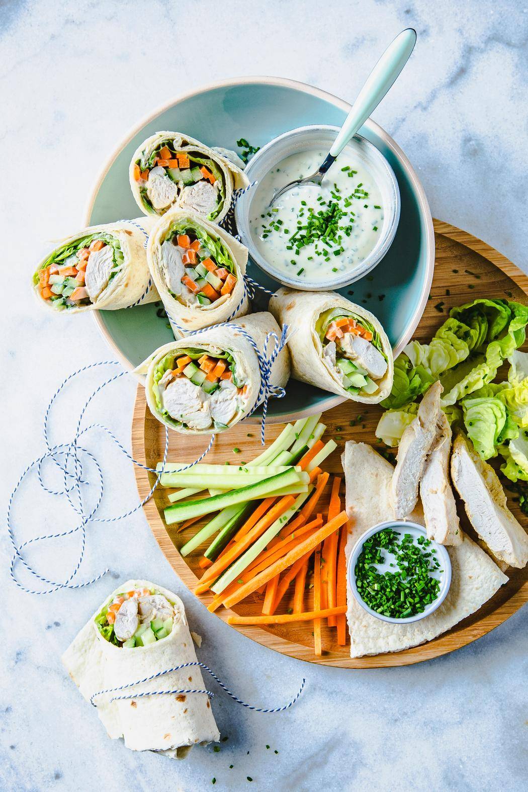 Wrap met kip - Recepten EASY FRY GRILL & STEAM 3 in 1 | Tefal