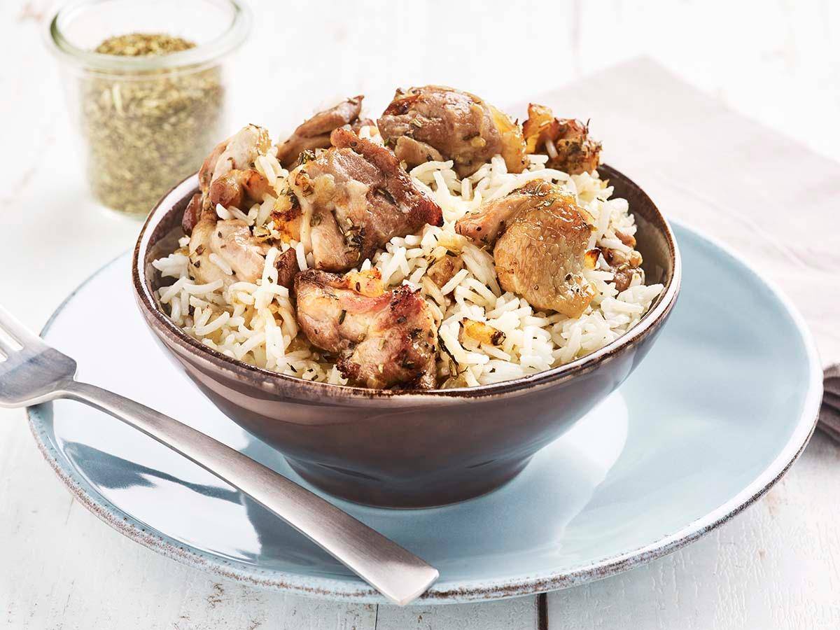 Roergebakken mediterraanse kip - Recepten Actifry Genius | Tefal