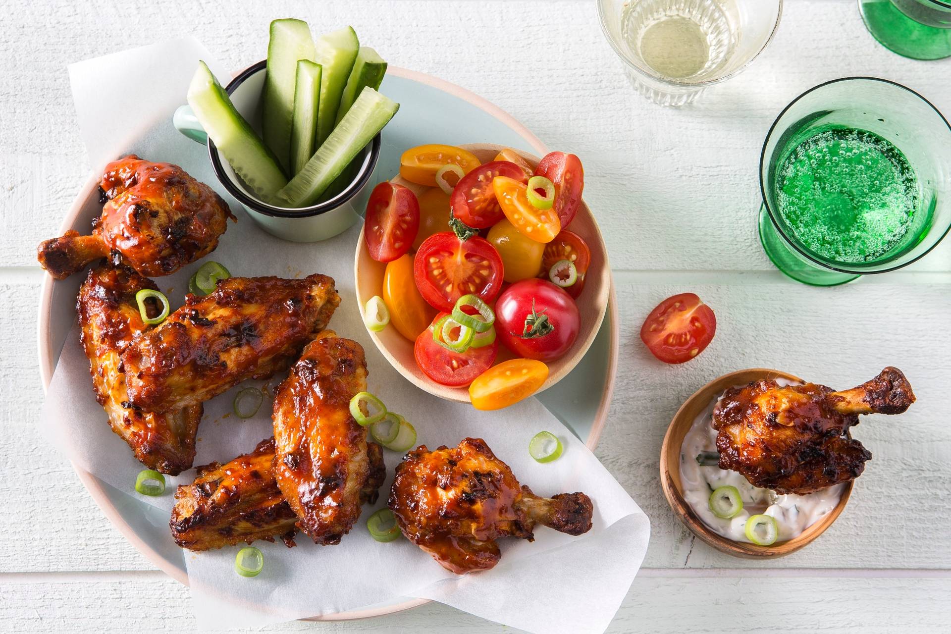 Kippenvleugels - Recepten Easy Fry Mega | Tefal