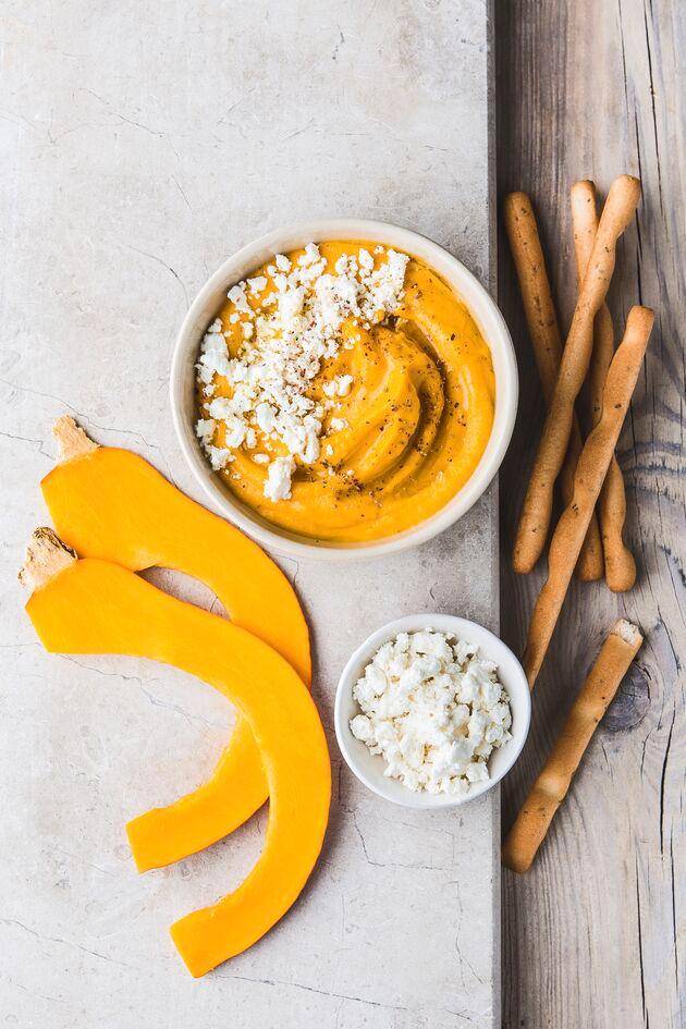 Pompoenhummus met feta - Recepten Perfectmix + | Tefal
