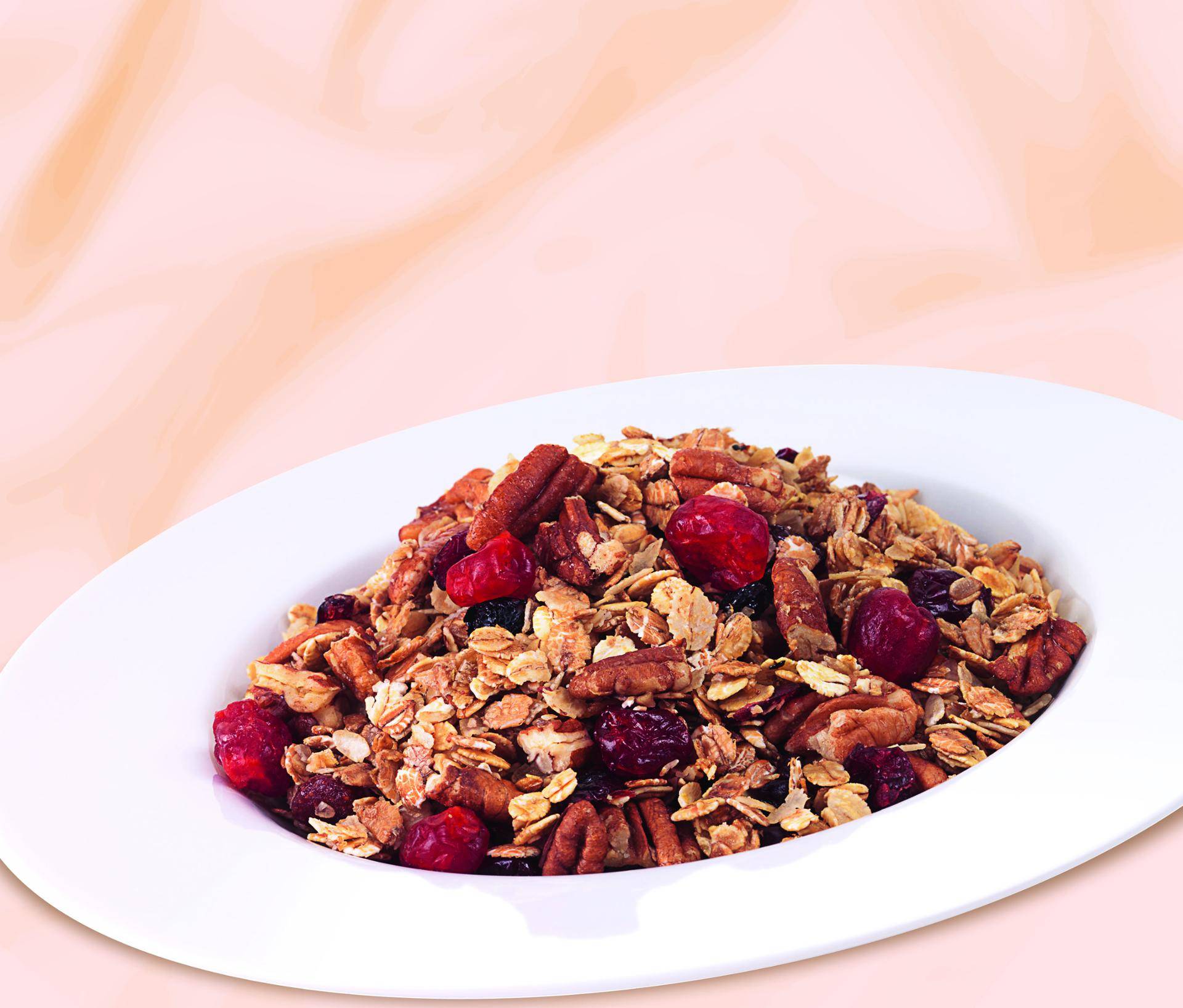 Muesli met pecannoten en cranberries - Recepten Actifry Original 1kg | Tefal
