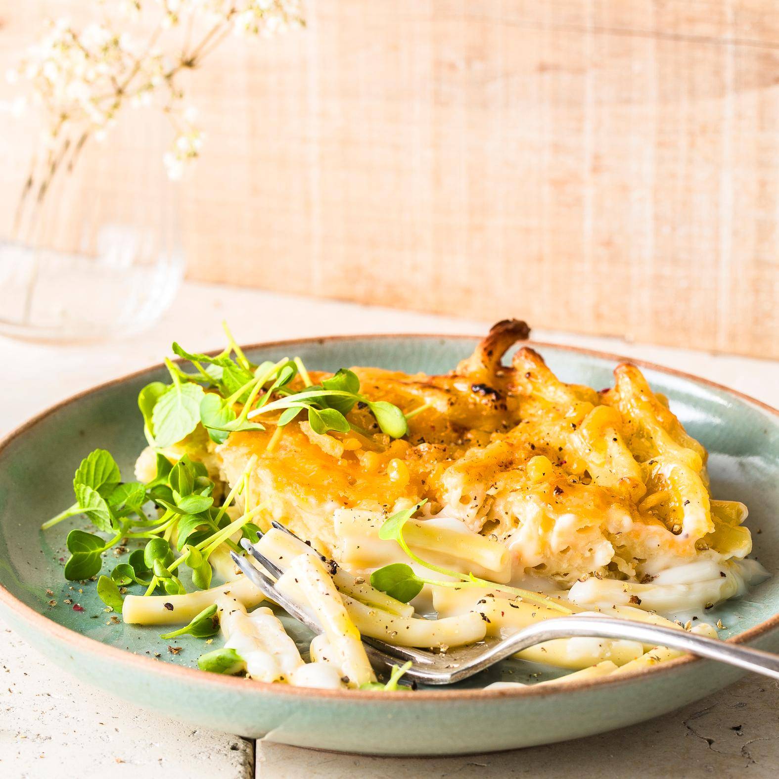 Macaroni met kaas - Recepten Easy Fry Compact | Tefal