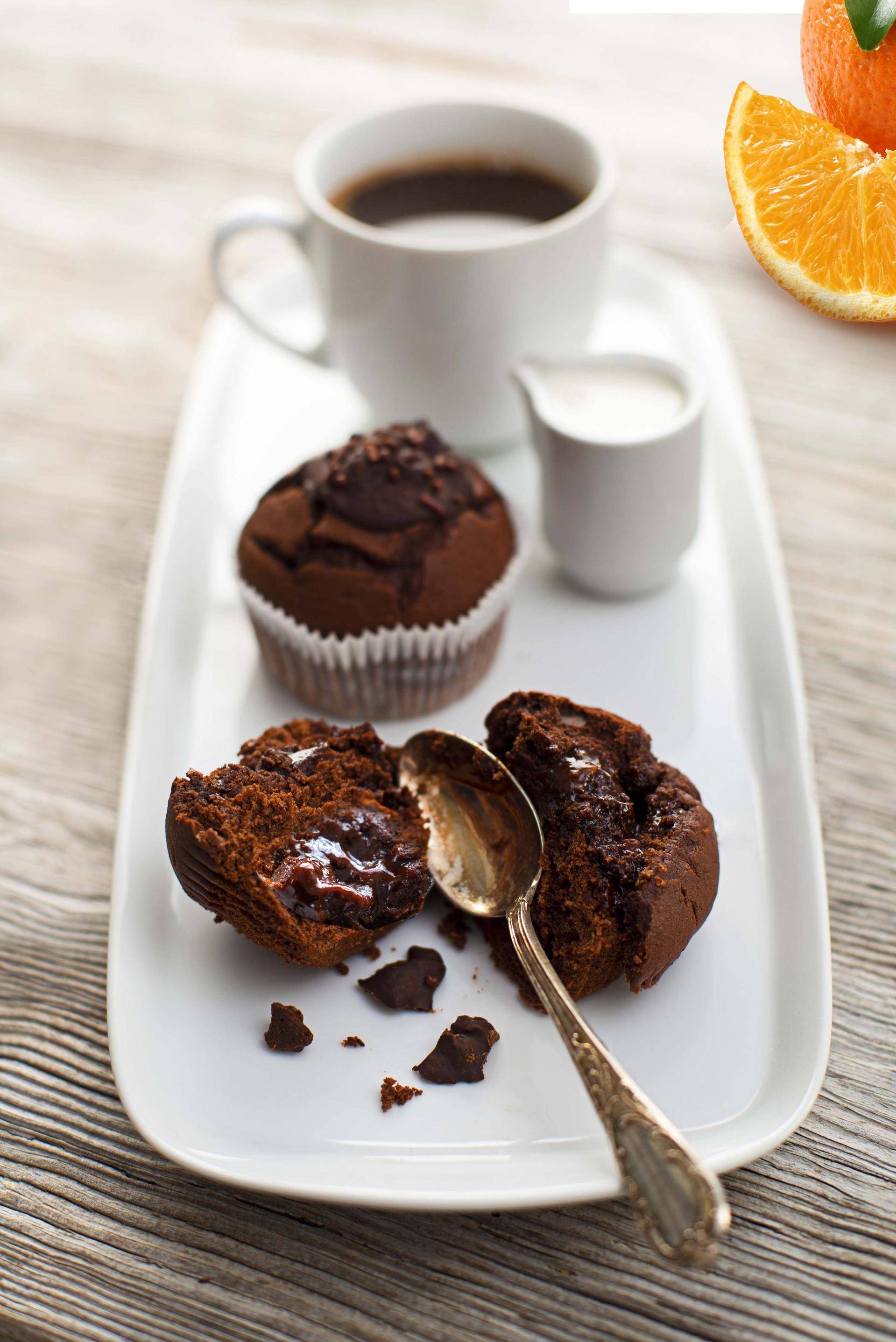 Vloeibare cakejes met chocolade en sinaasappel - Recepten Cake Factory | Tefal