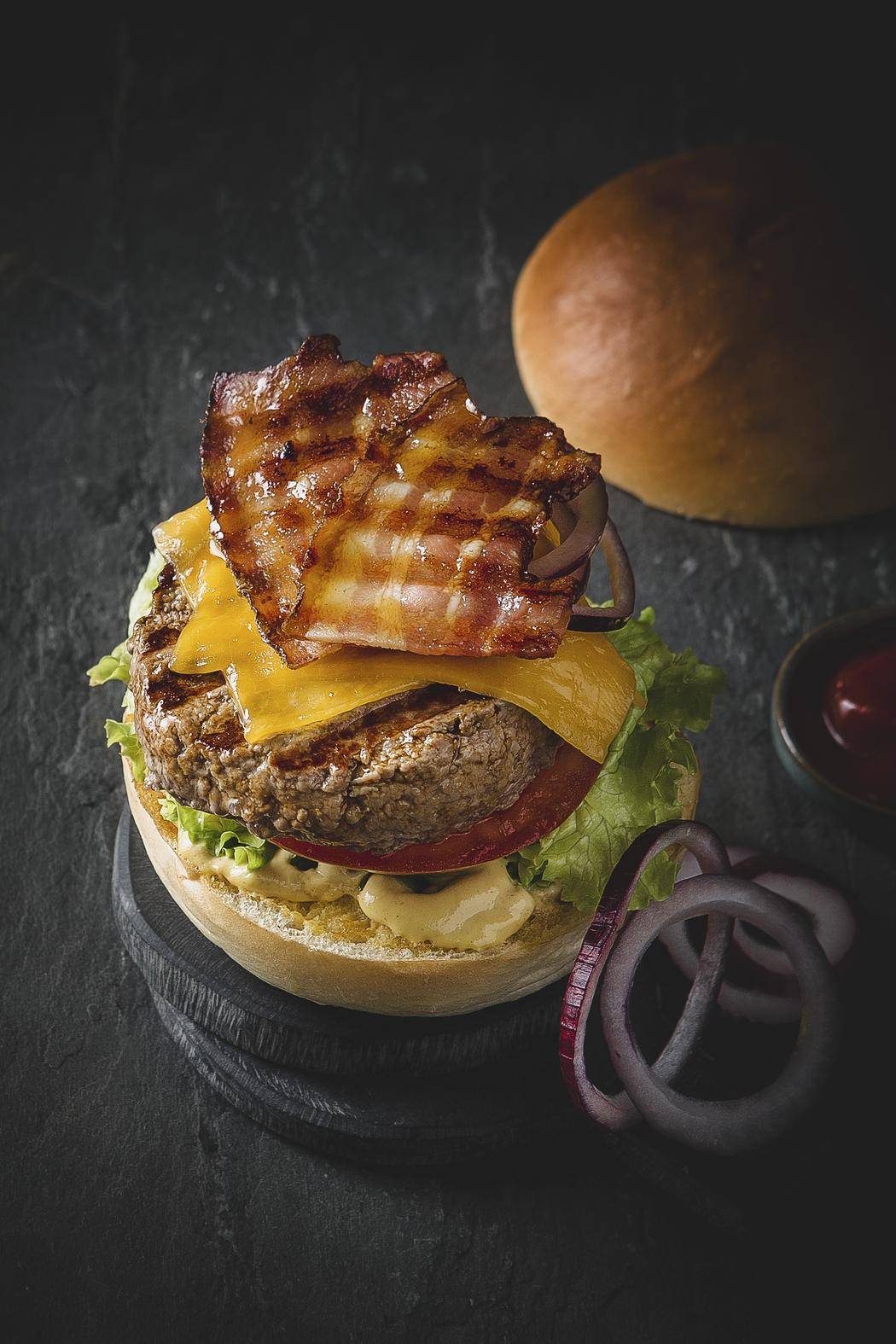 Cheeseburger met bacon - Recepten Optigrill Elite | Tefal