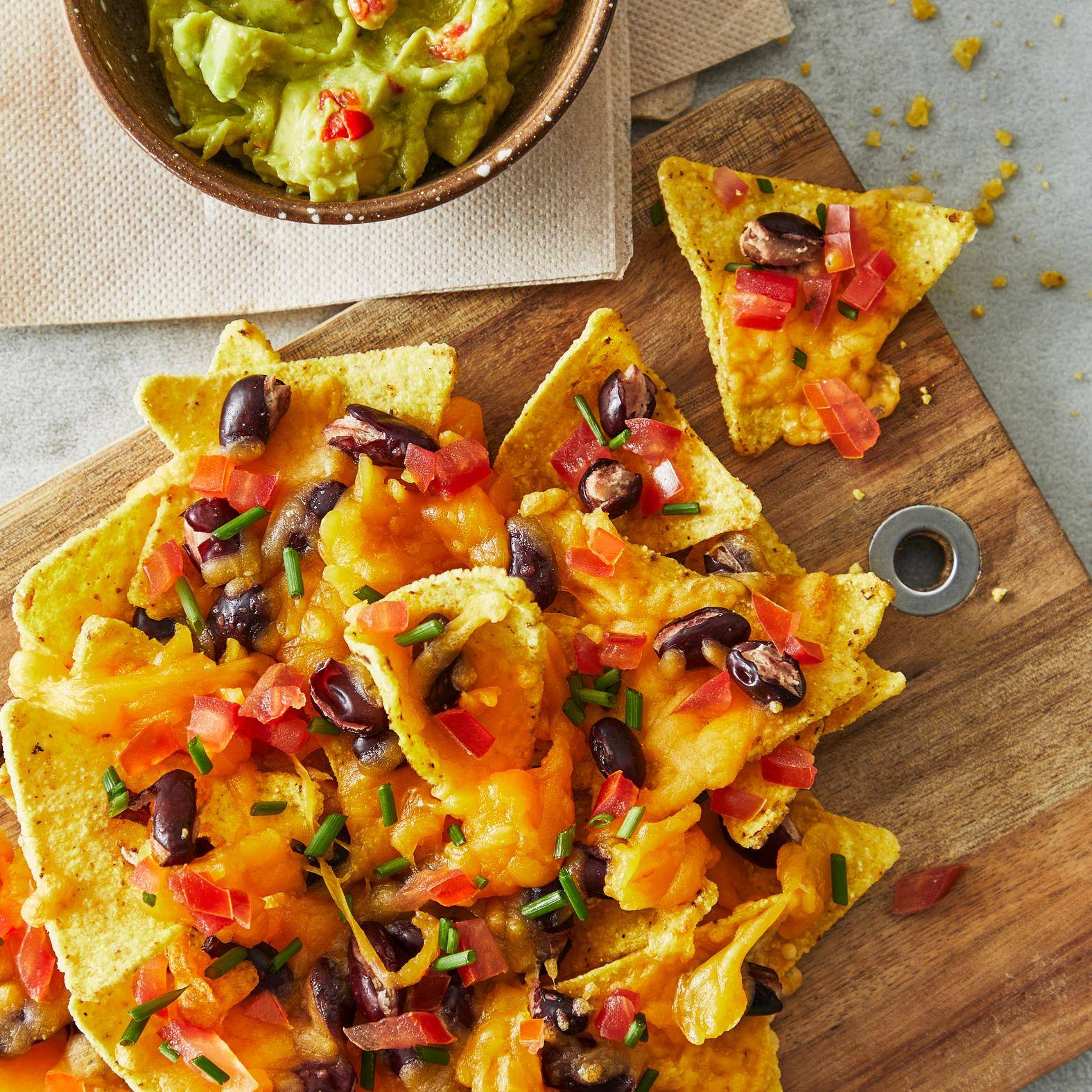 Nachos met guacamole - Recepten Dual EasyFry&Grill | Tefal