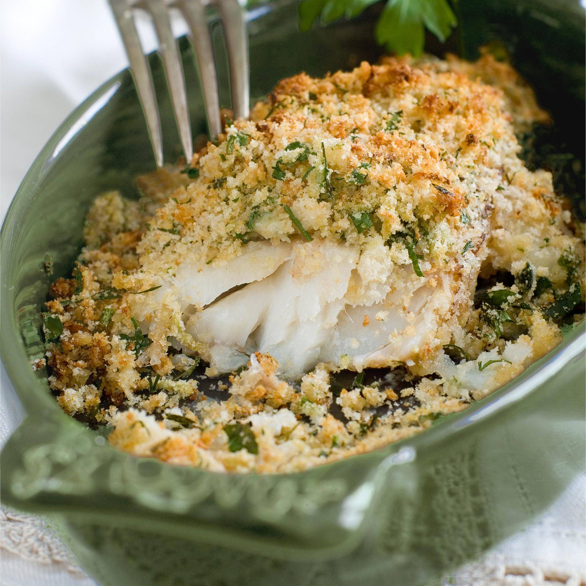 Kabeljauwkruimeltaart - Recepten Easy Fry Mega | Tefal