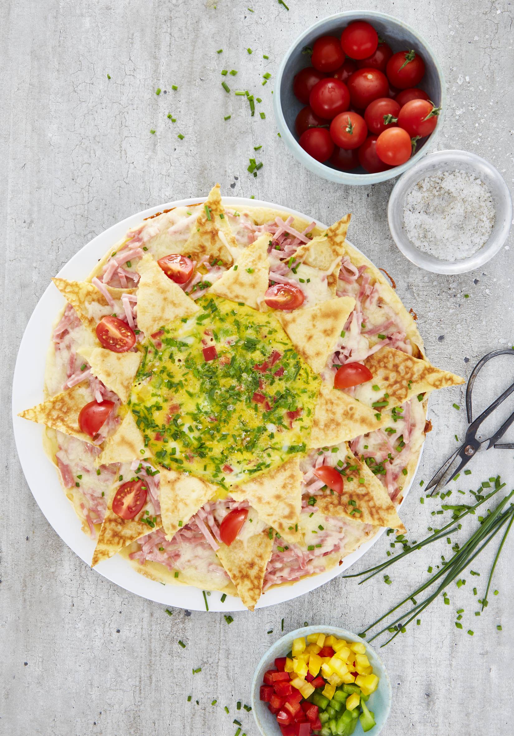 Pannenkoek omelet met groenten - Recepten undefined | Tefal