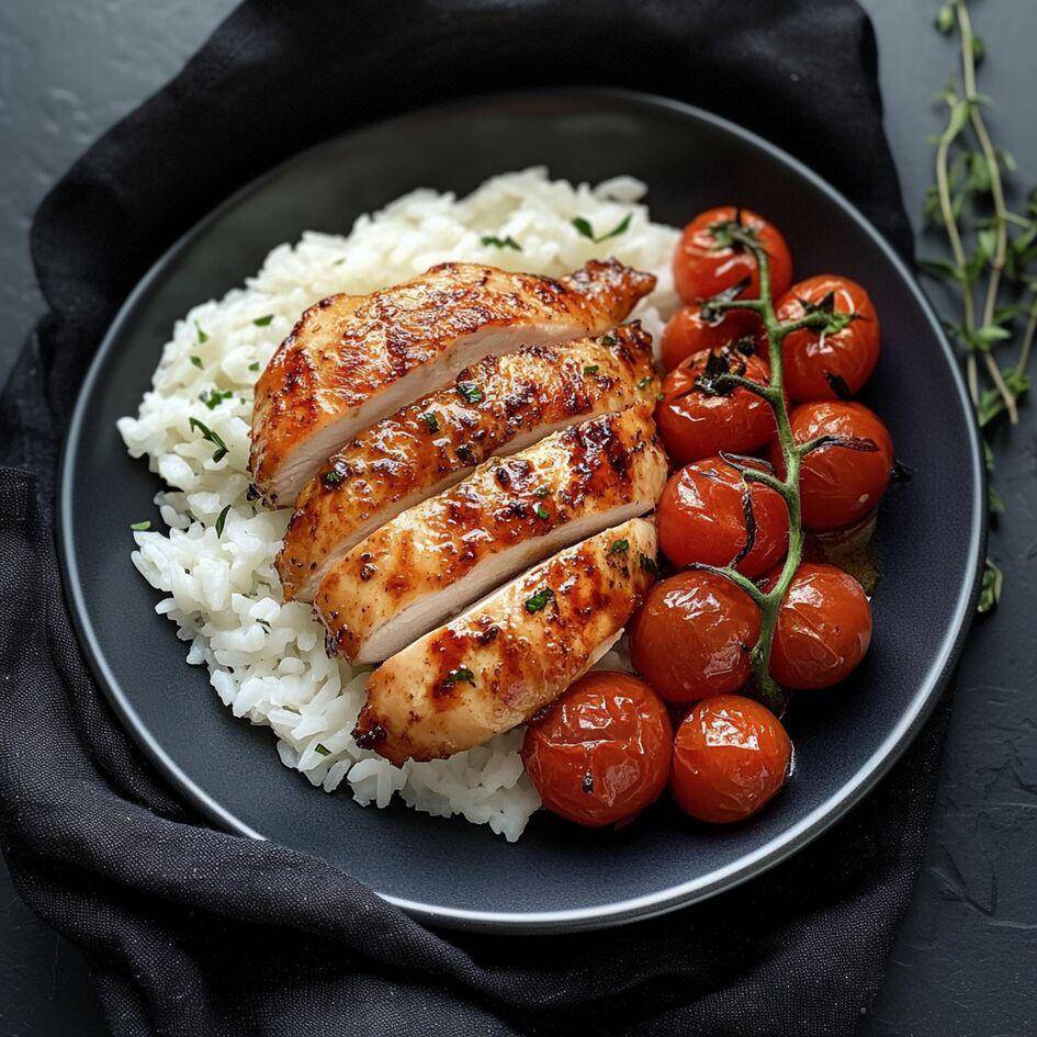 Gekarameliseerde kip en cherrytomaatjes - Recepten undefined | Tefal