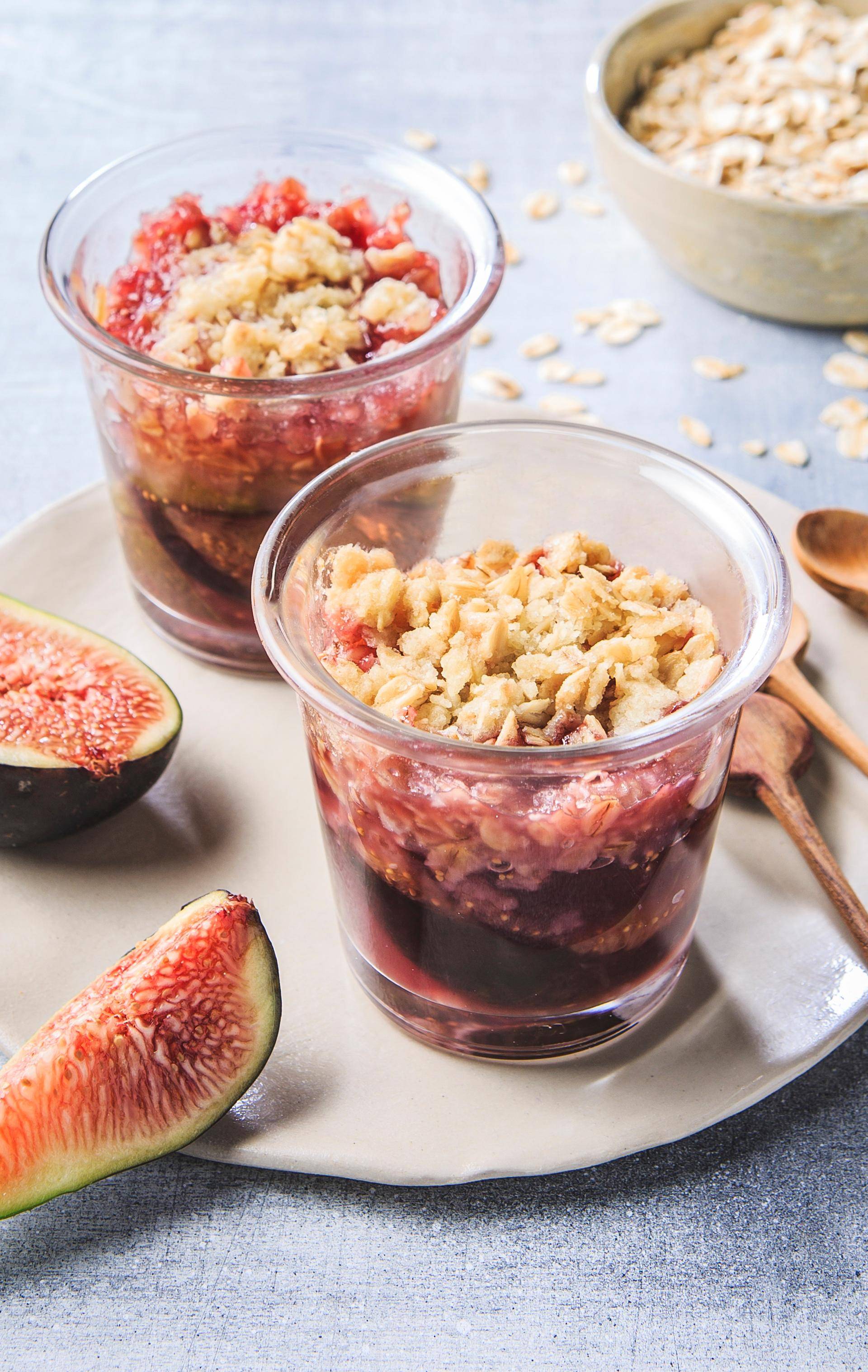 Geroosterde vijg en sinaasappel crumble - Recepten Actifry Original 1kg | Tefal