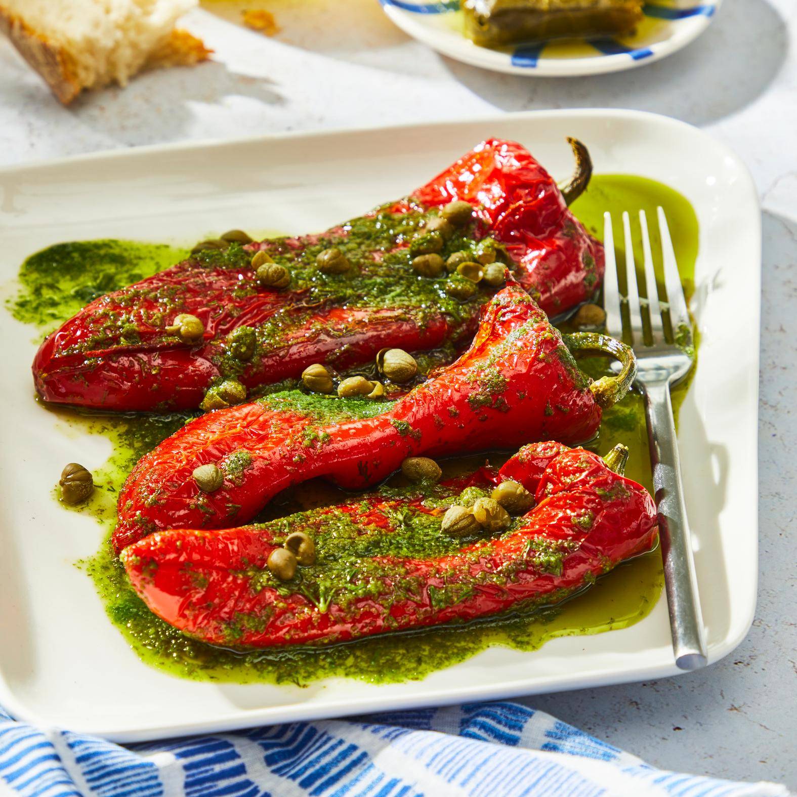 Gemarineerde paprika's - Recepten EASY FRY & GRILL 2 in 1 MECHANICAL | Tefal