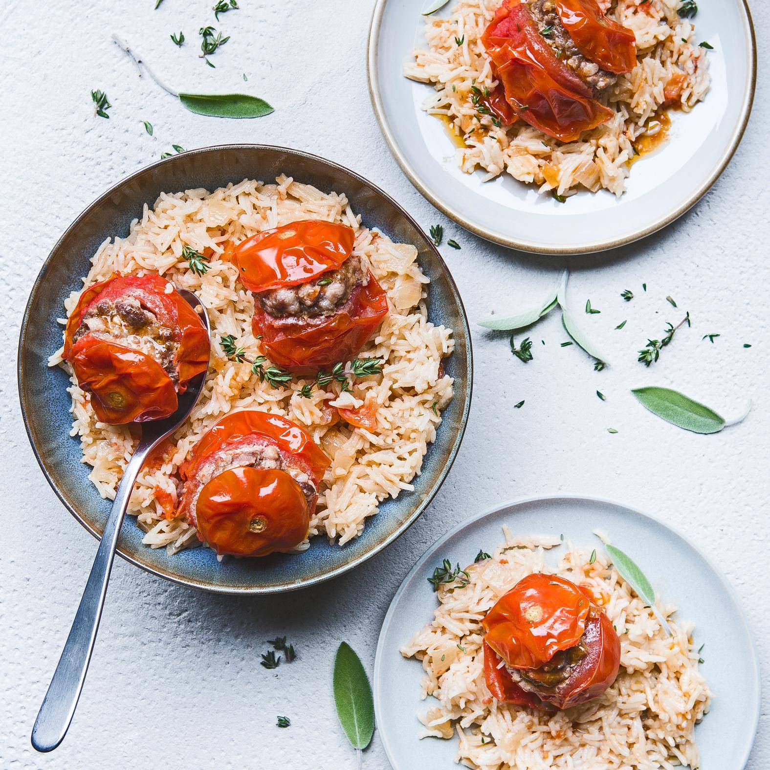 Gevulde tomaten - Recepten EASY FRY & GRILL 2 in 1 DIGITAL | Tefal