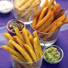 Frites met pinda's en baconchips - Recepten Actifry Original 1kg | Tefal