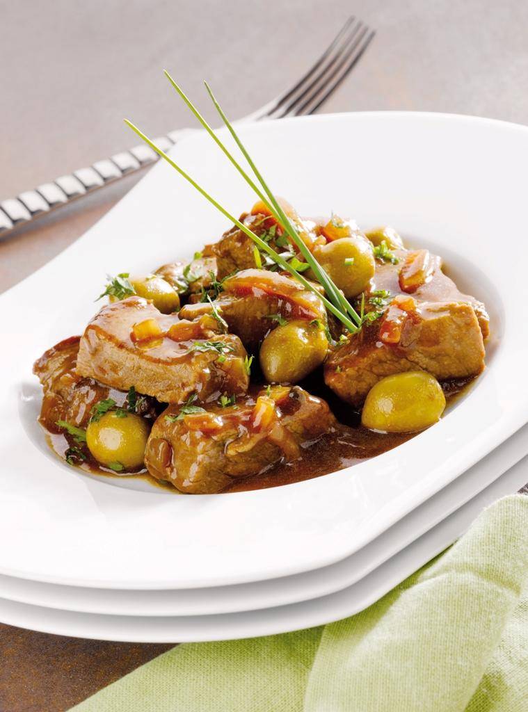 Kalfsvlees met room en olijven - Recepten Actifry Smart 1kg | Tefal