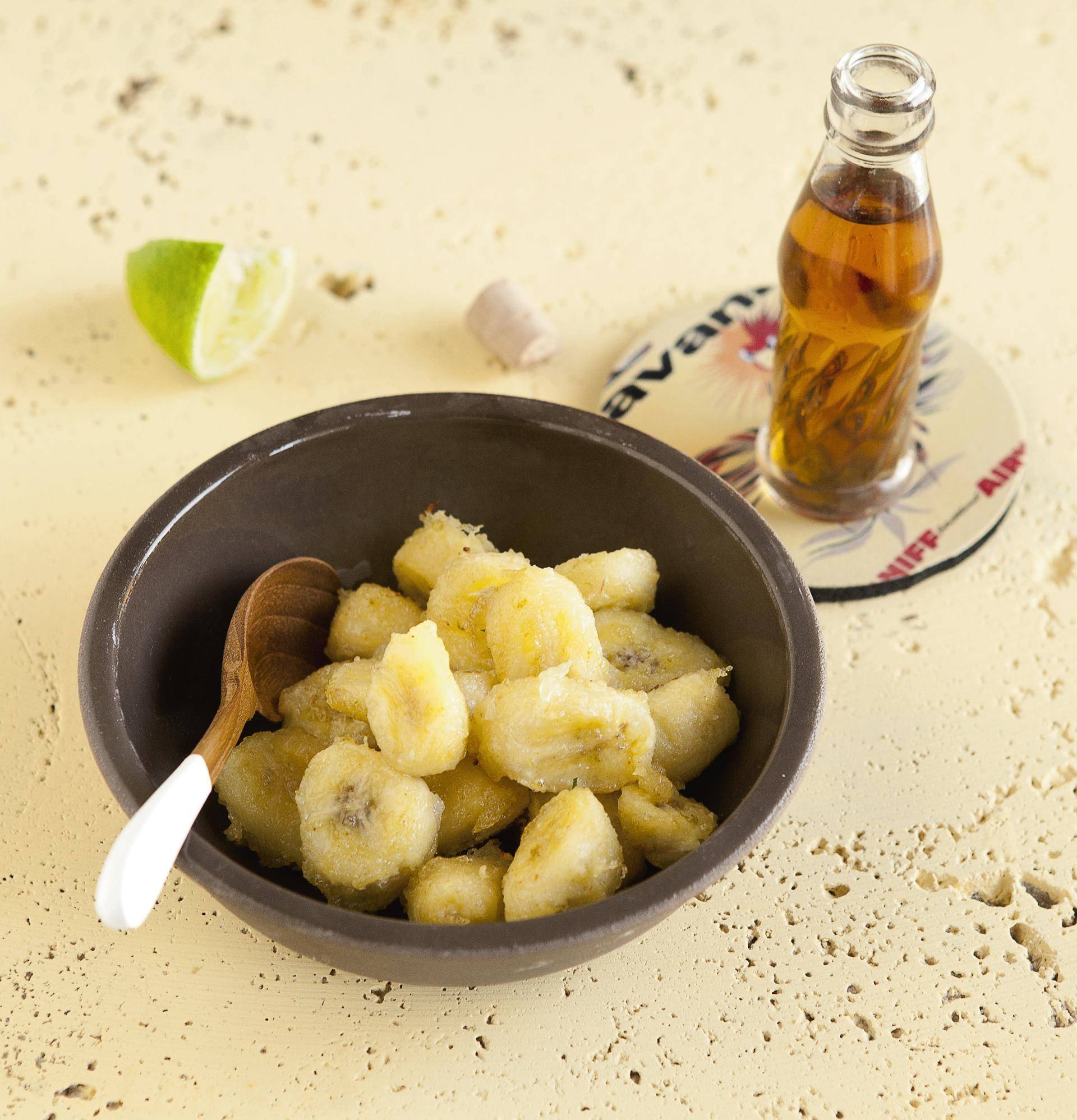 Bananen met rum limoen - Recepten Actifry Mini - 0.6kg | Tefal