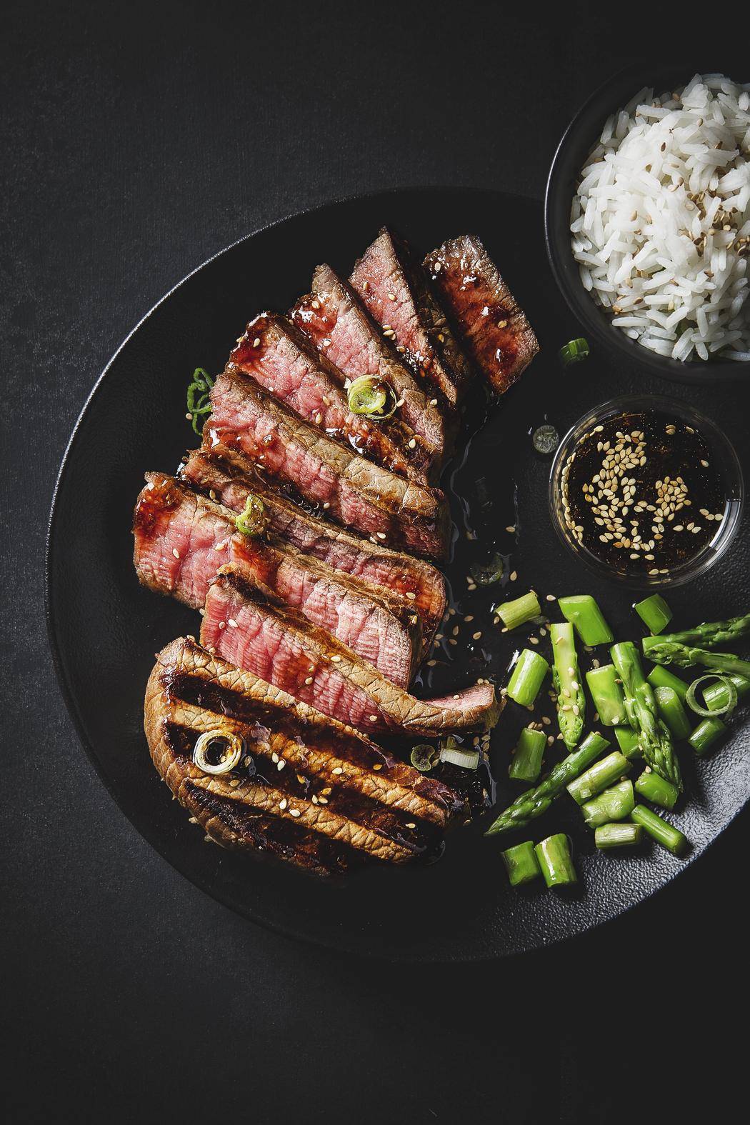 Rundersteak in Aziatische marinade - Recepten OptiGrill + | Tefal