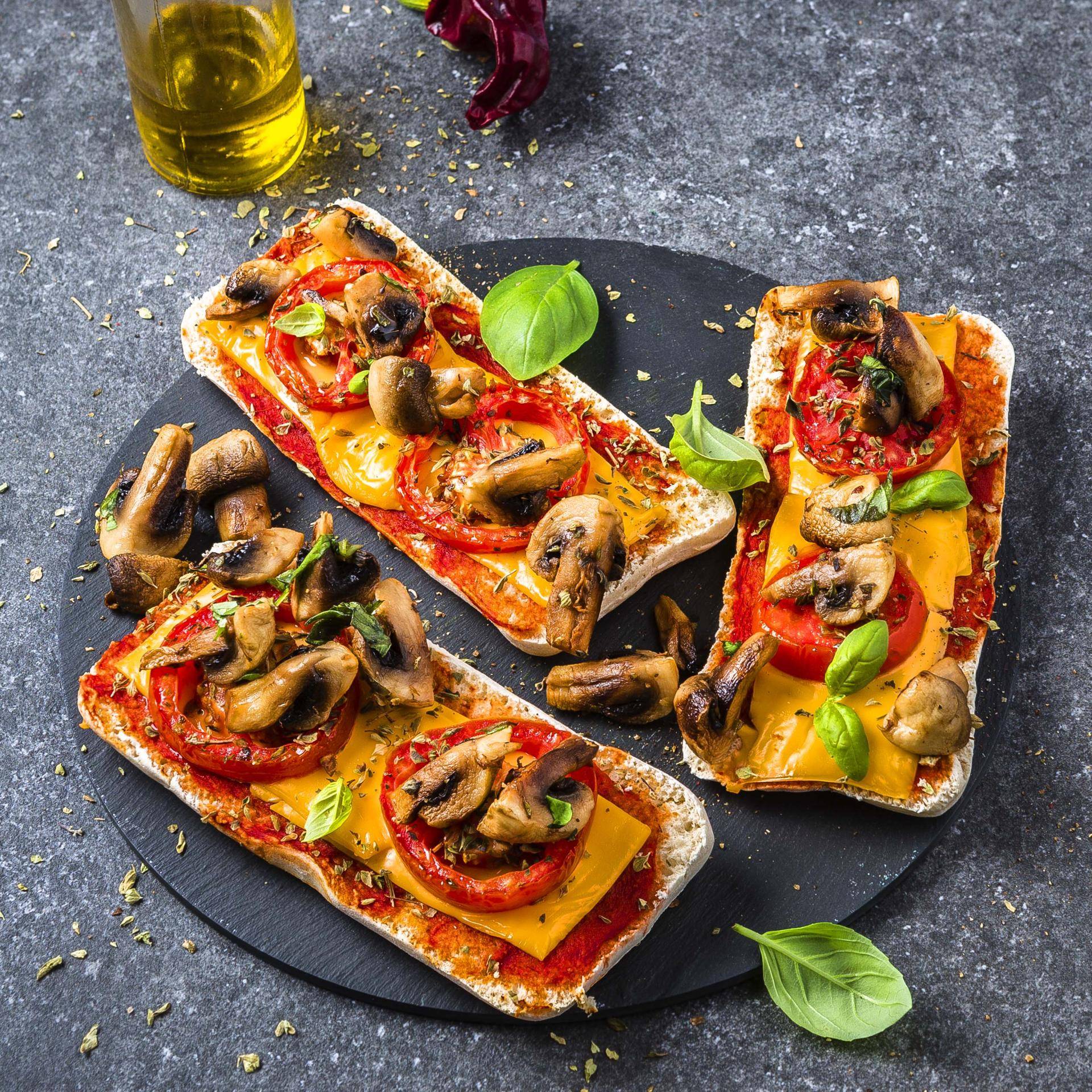 Paddenstoelpizza - Recepten EASY FRY OVEN & GRILL 9 in 1 | Tefal