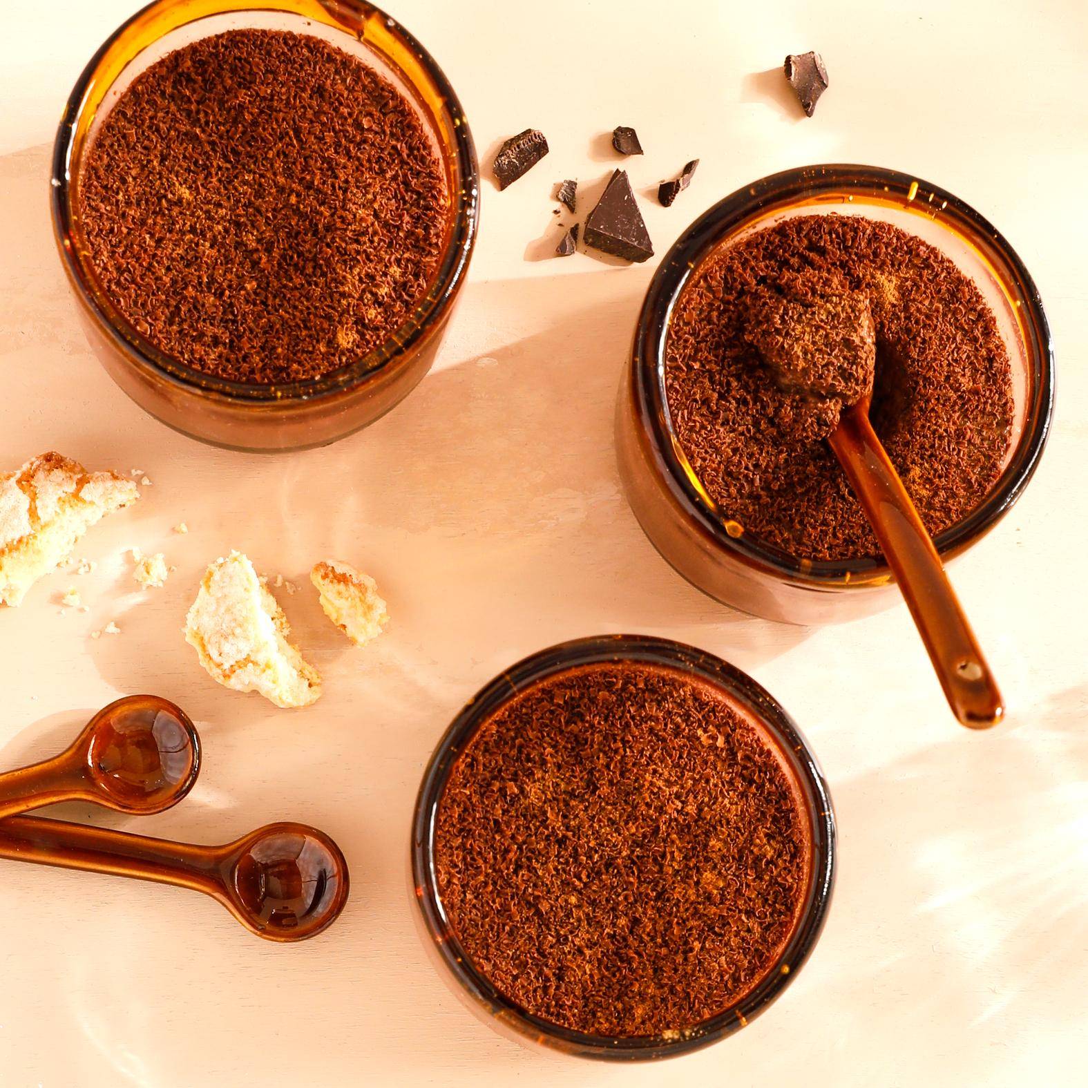 Dessert van chocoladeroom met kaneel - Recepten Perfectmix Cook | Tefal