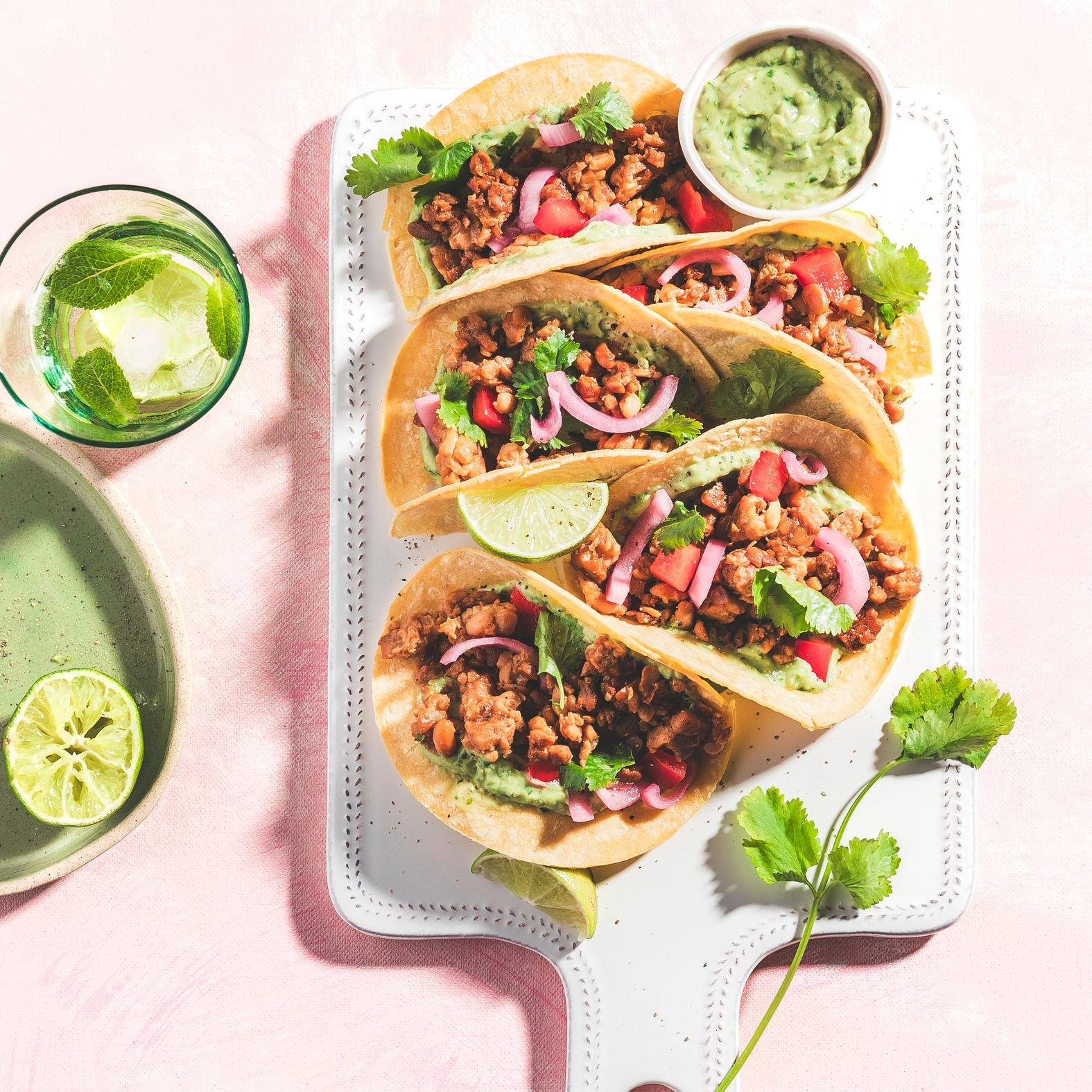 Tempeh tacos - Recepten undefined | Tefal
