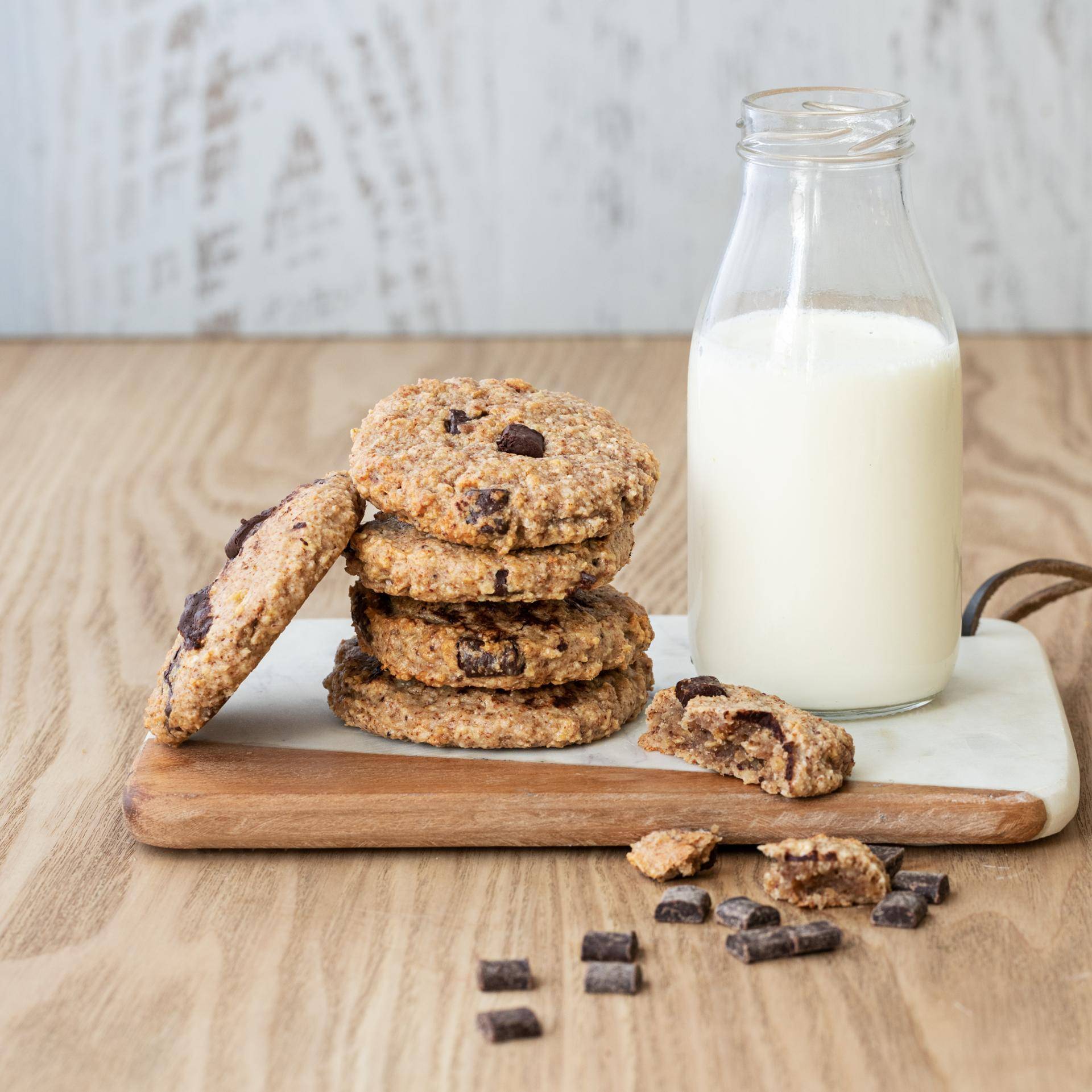 Glutenvrije haverkoekjes met chocoladestukjes - Recepten EASY FRY & GRILL 2 in 1 DIGITAL | Tefal