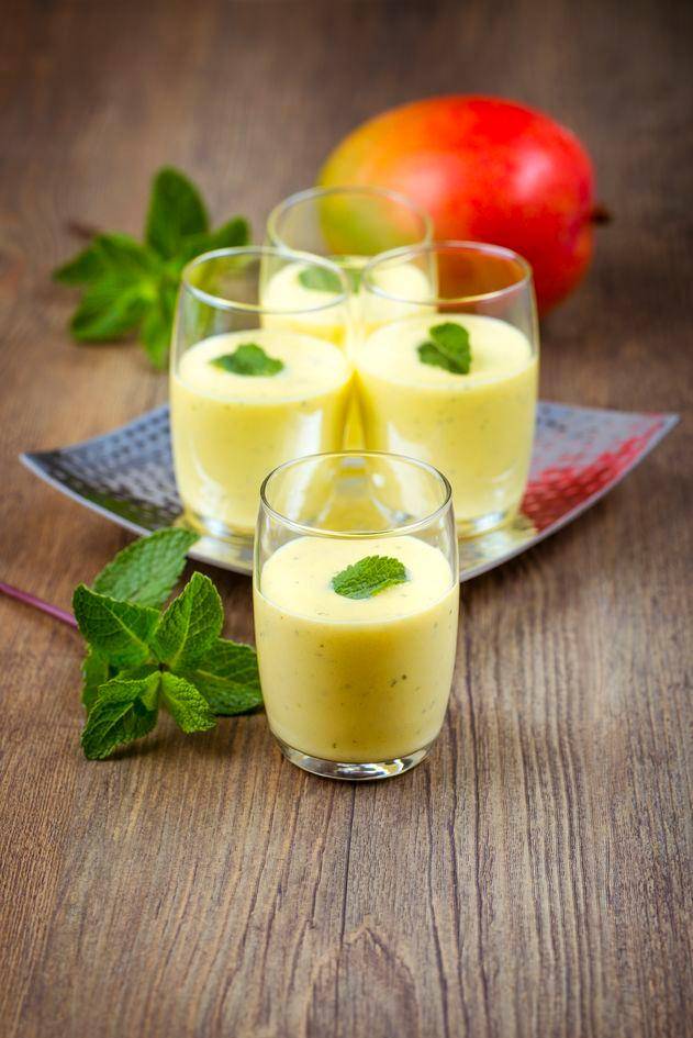 Indian mango, banana and mint lassi - Recepten Blend up | Tefal