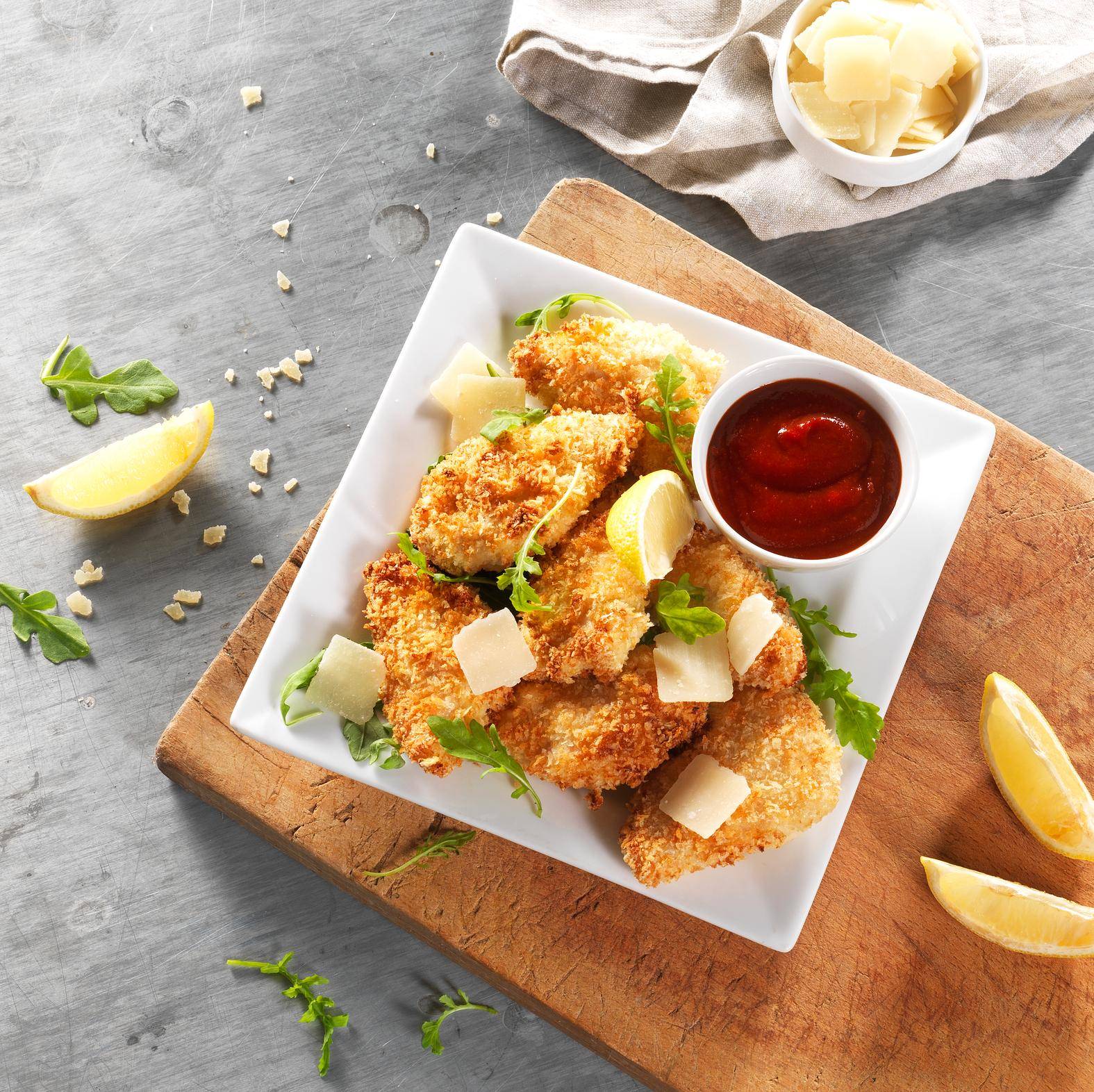 Krokante pecorino kipnuggets - Recepten EASY FRY GRILL & STEAM 3 in 1 | Tefal