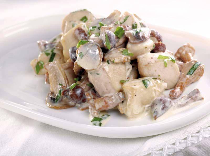 Kipfilet in champignon-dragonsaus - Recepten Actifry Genius XL | Tefal