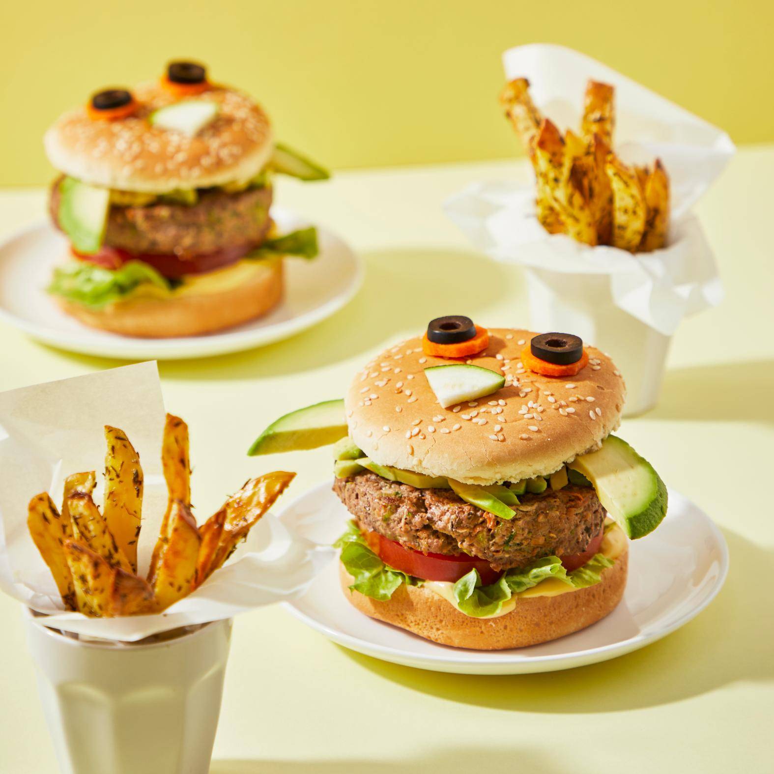 Veggieburger voor kinderen - Recepten Easy Fry Mega | Tefal