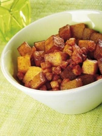 Gebakken aardappelen met spek en paprika - Recepten Actifry Original 1kg | Tefal
