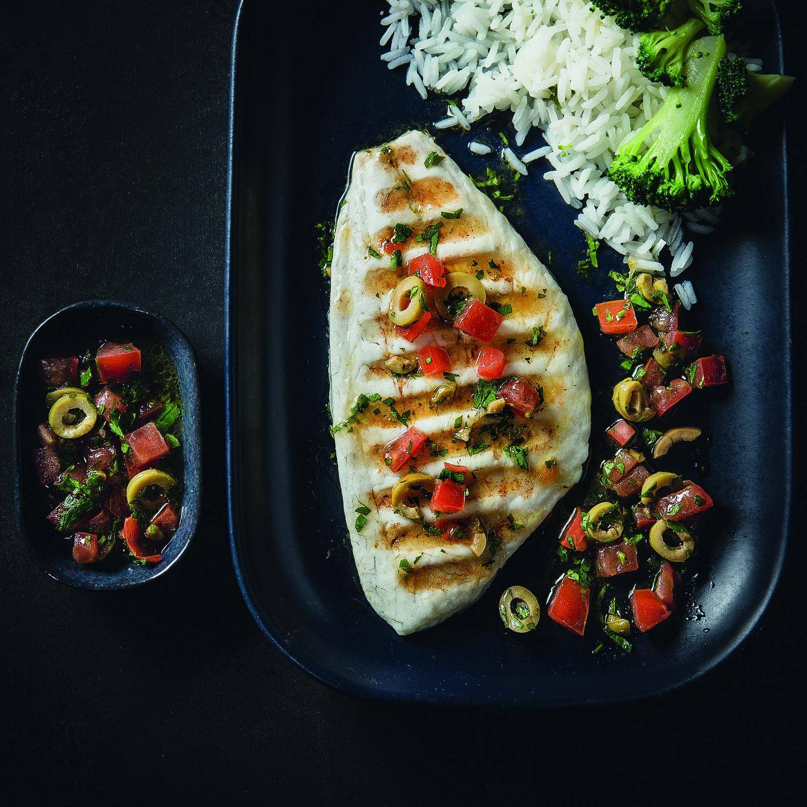 Dorade met tomaten en olijven - Recepten OptiGrill + | Tefal