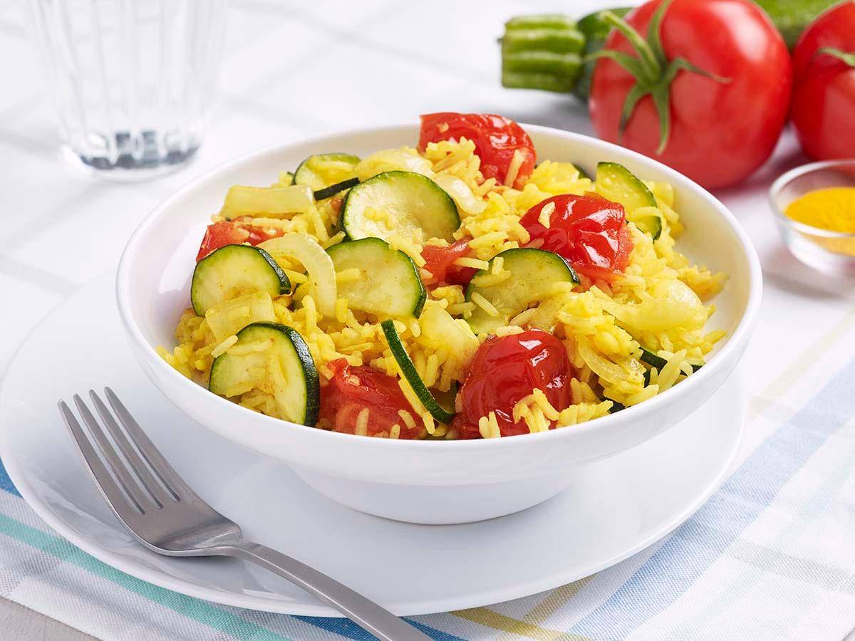 Pannetje van courgetten en tomaten - Recepten Actifry Express 1kg | Tefal