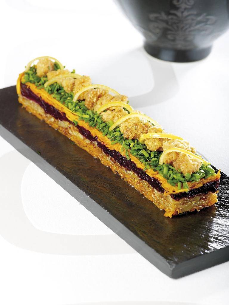 Cake van geraspte groenten met citroen en bieslook - Recepten Actifry Express 1kg | Tefal