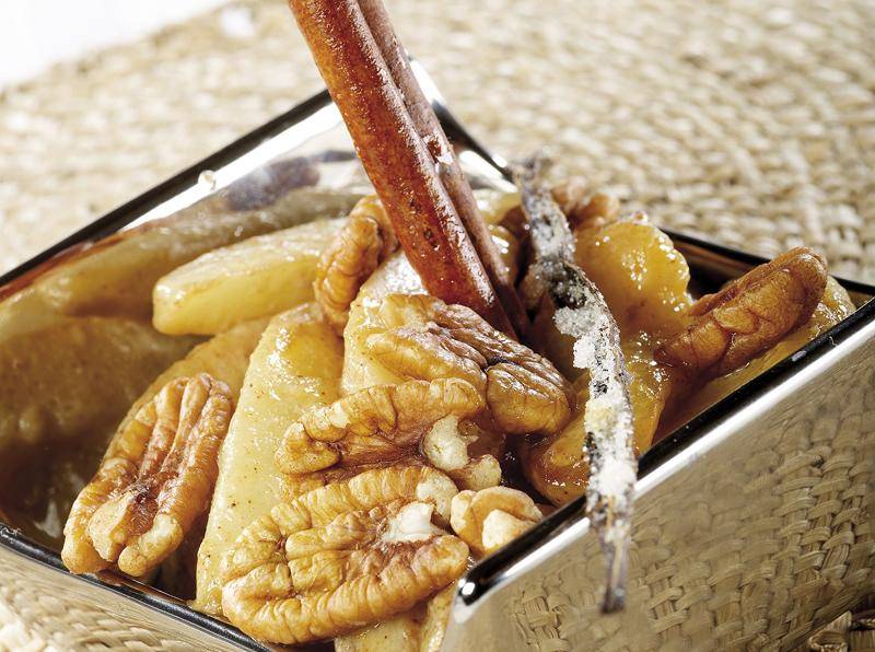Dessert met appel, peer, walnoot en rozijn - Recepten Actifry Genius | Tefal