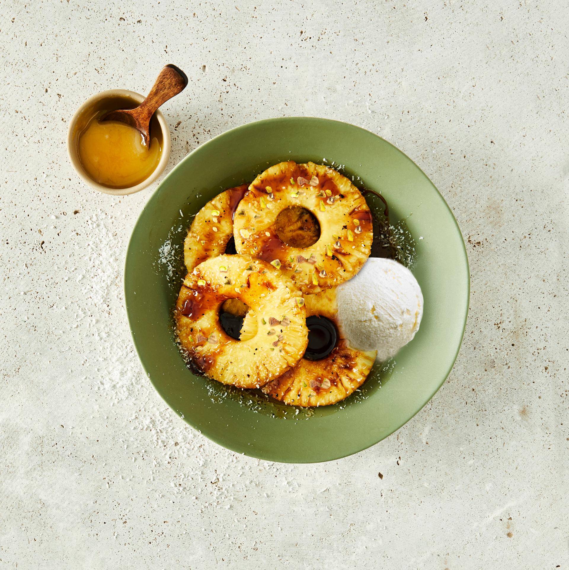 Gekarameliseerde ananas - Recepten Easy Fry XL Surface | Tefal