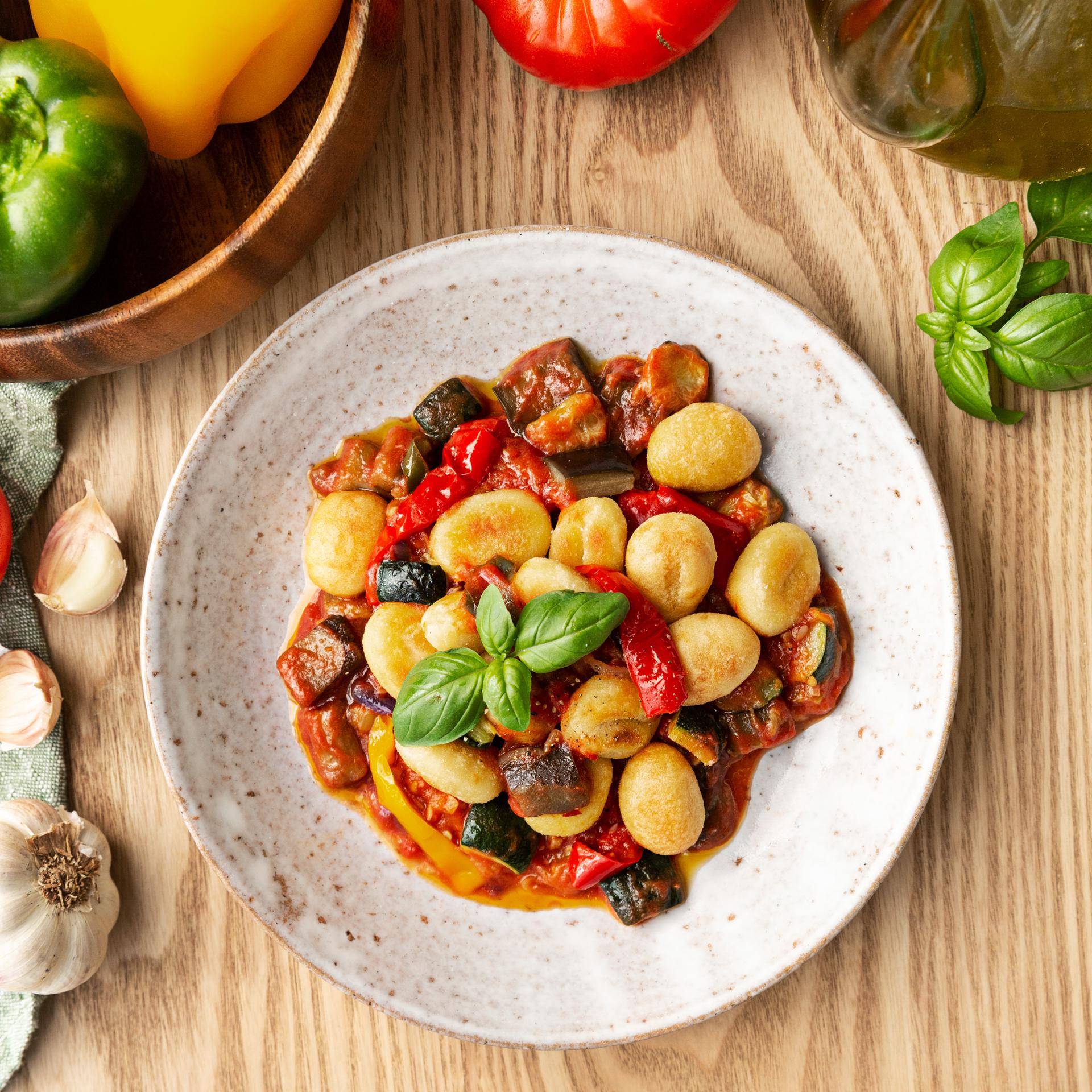 Gnocchi met zomergroenten - Recepten Easy Fry Mega | Tefal