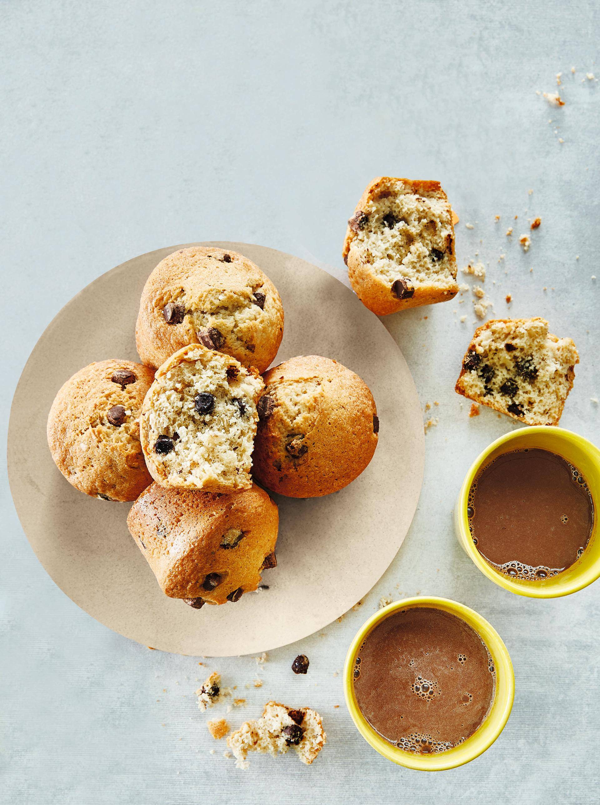 Muffins met chocoladestukjes - Recepten Easy Fry Mega | Tefal