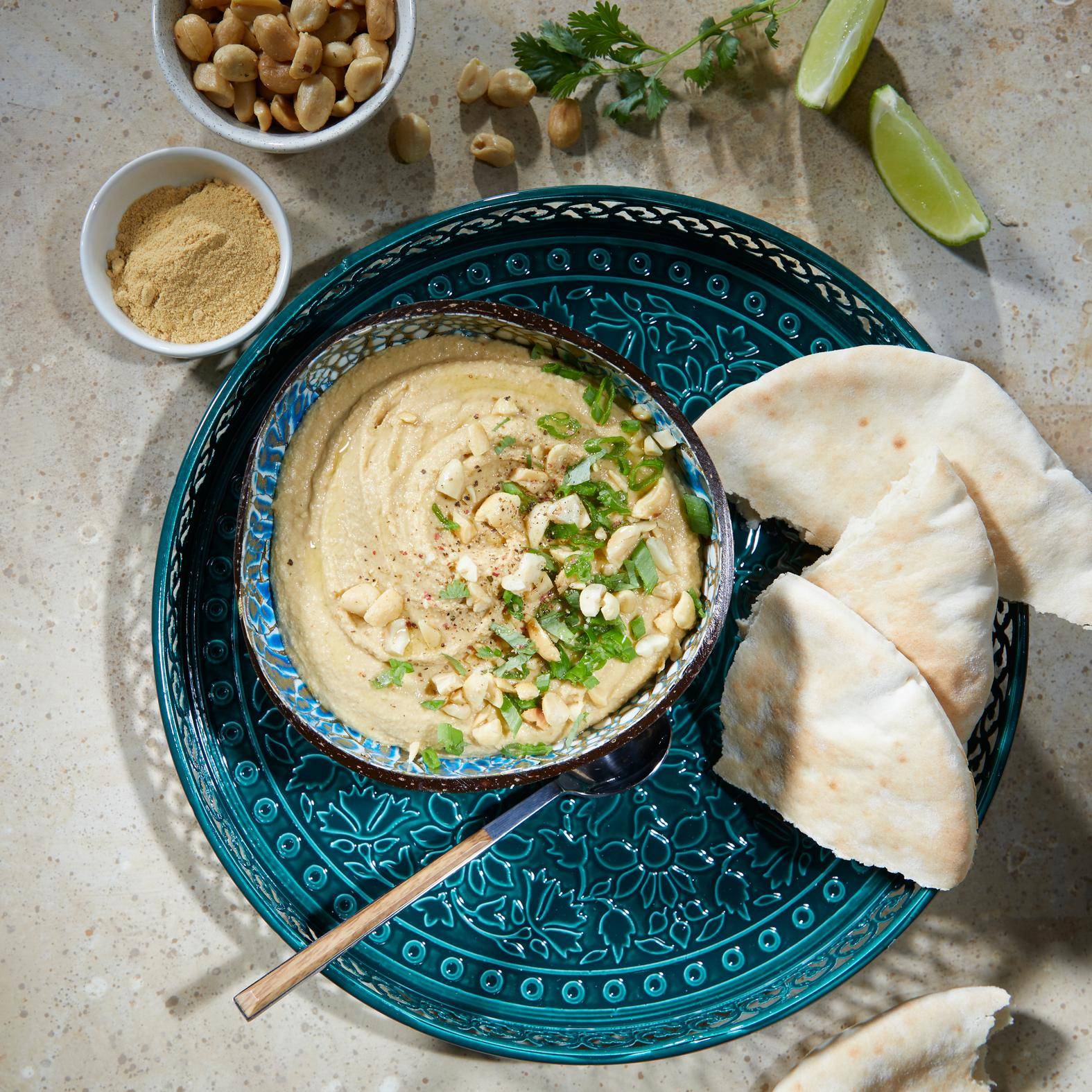 Thai hummus with peanut butter - Recepten Blend up | Tefal