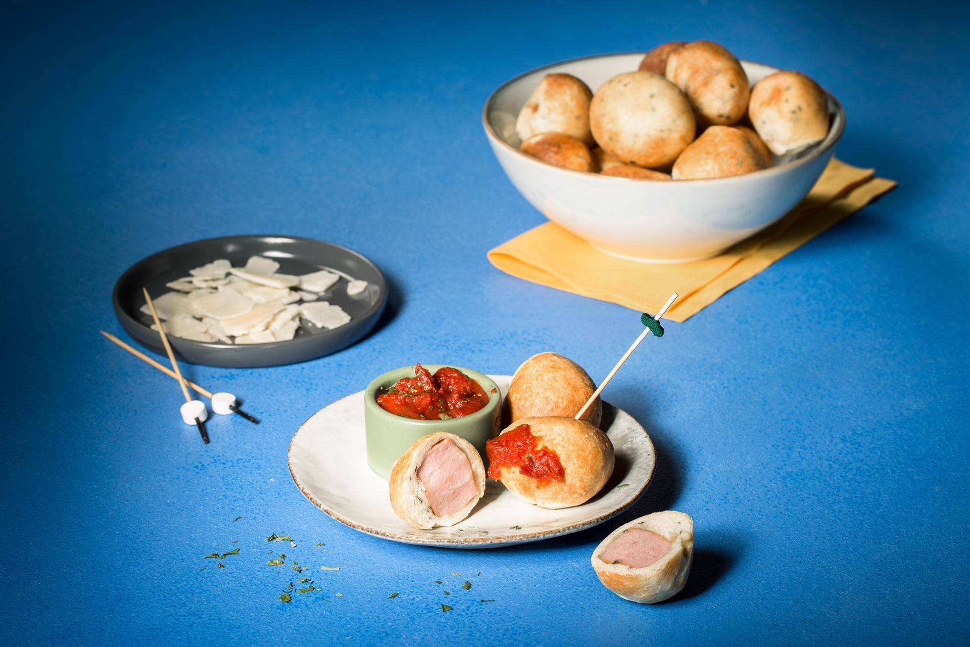 Pizzaworstballetjes - Recepten Actifry Genius | Tefal